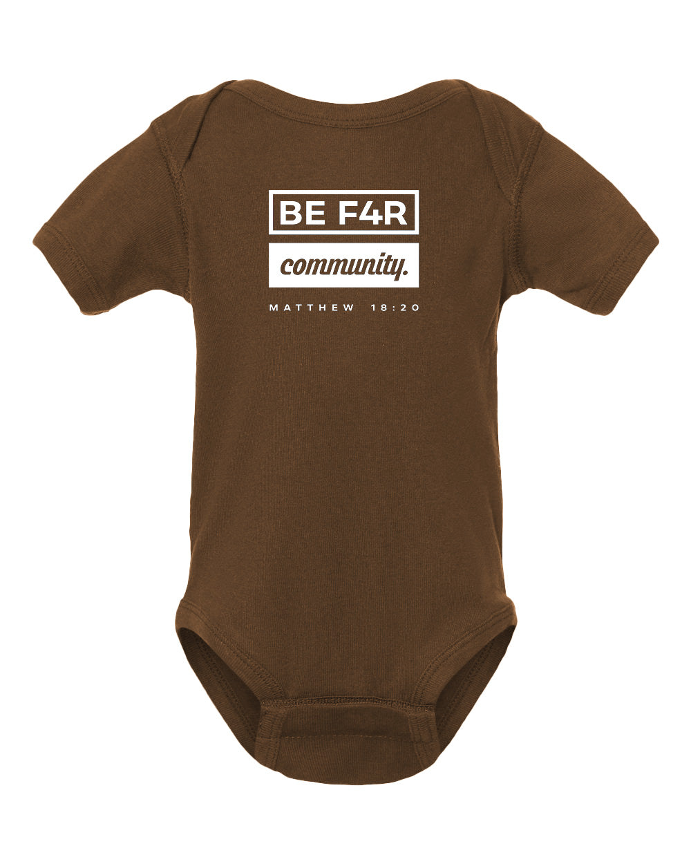 BE F4R Community 2 Infant Bodysuit