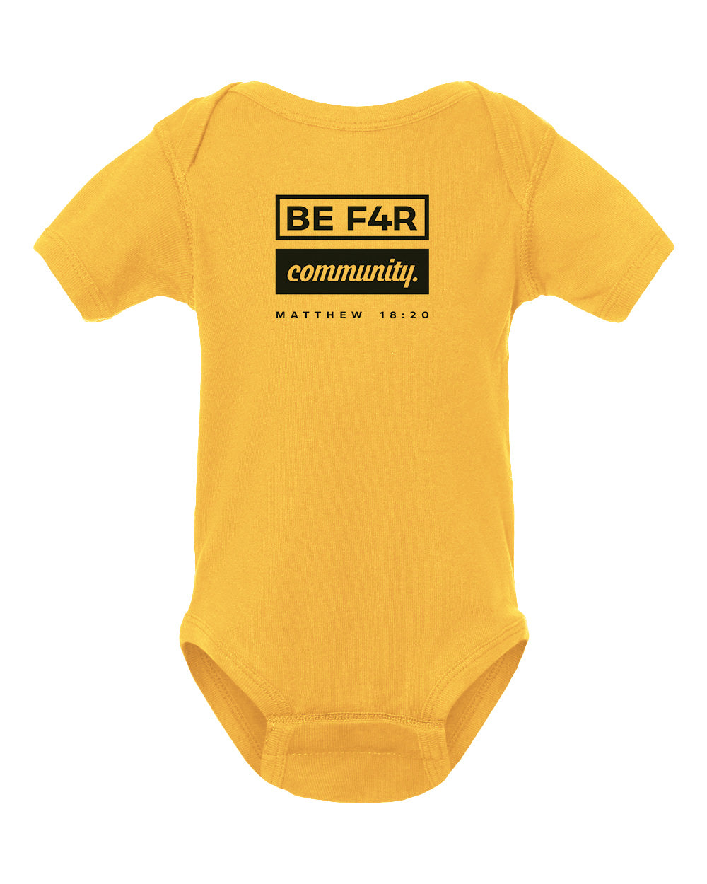 BE F4R Community 2 Infant Bodysuit