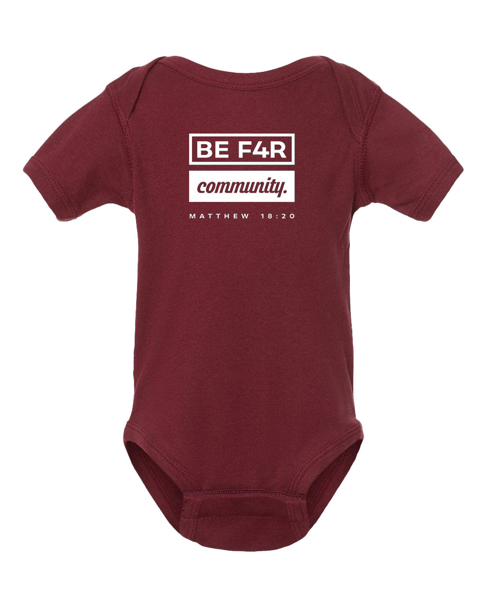 BE F4R Community 2 Infant Bodysuit