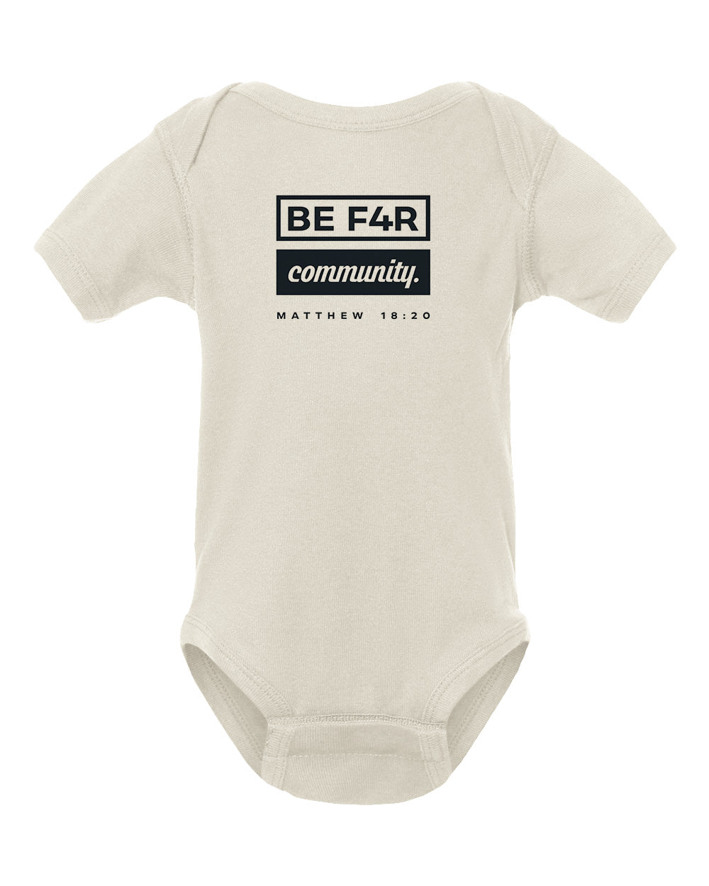 BE F4R Community 2 Infant Bodysuit