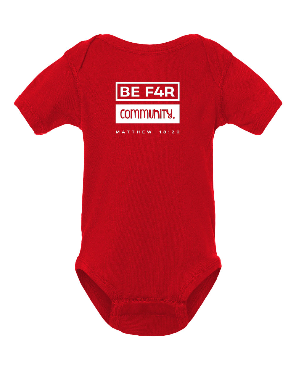 BE F4R Community 3 Infant Bodysuit