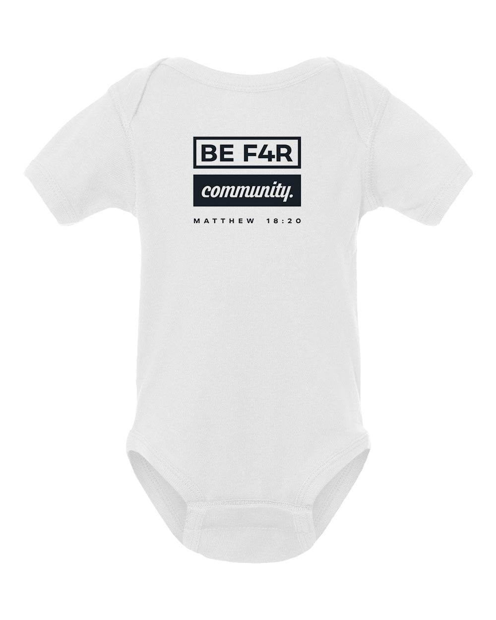 BE F4R Community 2 Infant Bodysuit