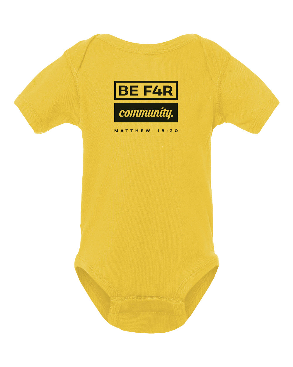 BE F4R Community 2 Infant Bodysuit