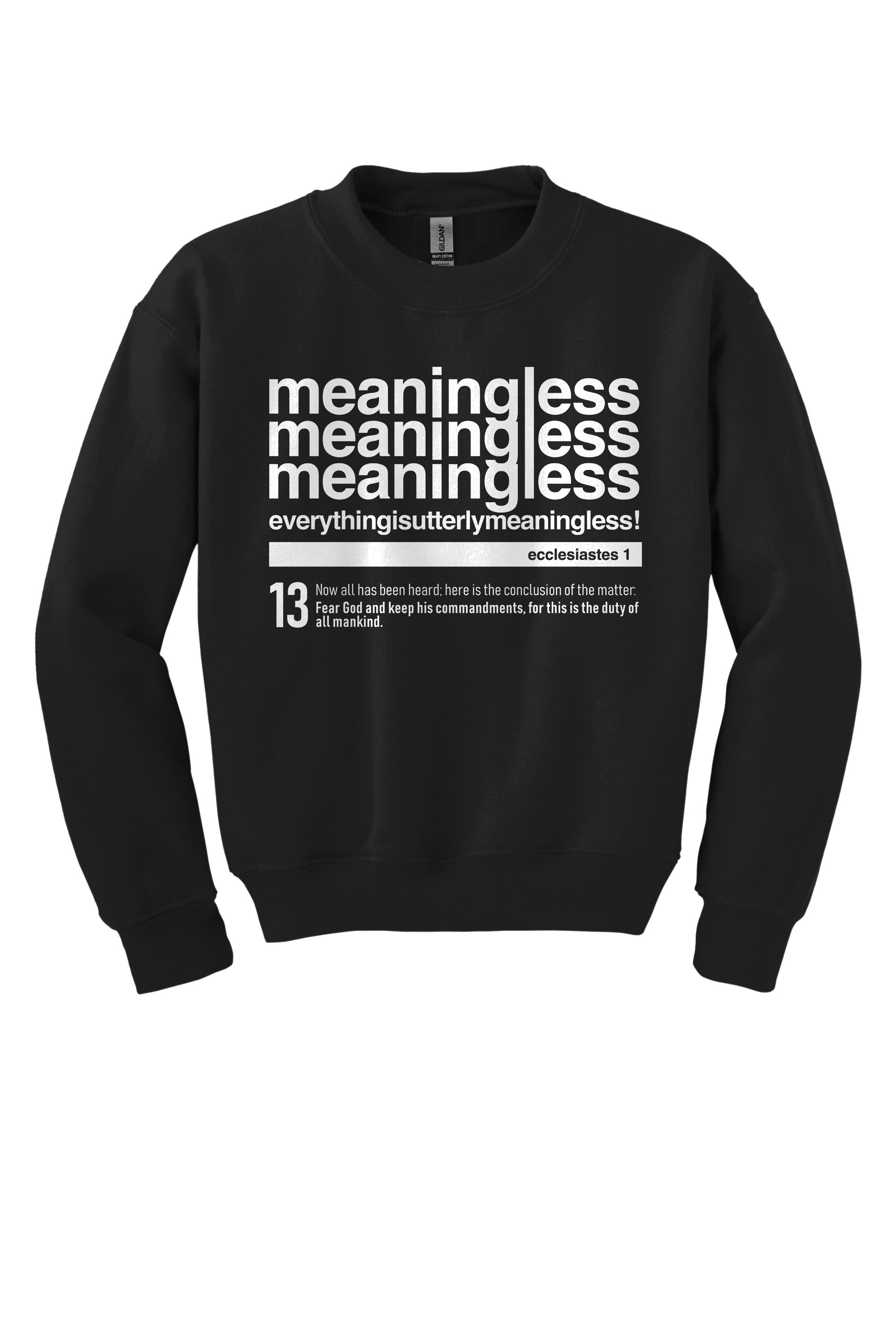 Meaningless 3 Youth Crewneck