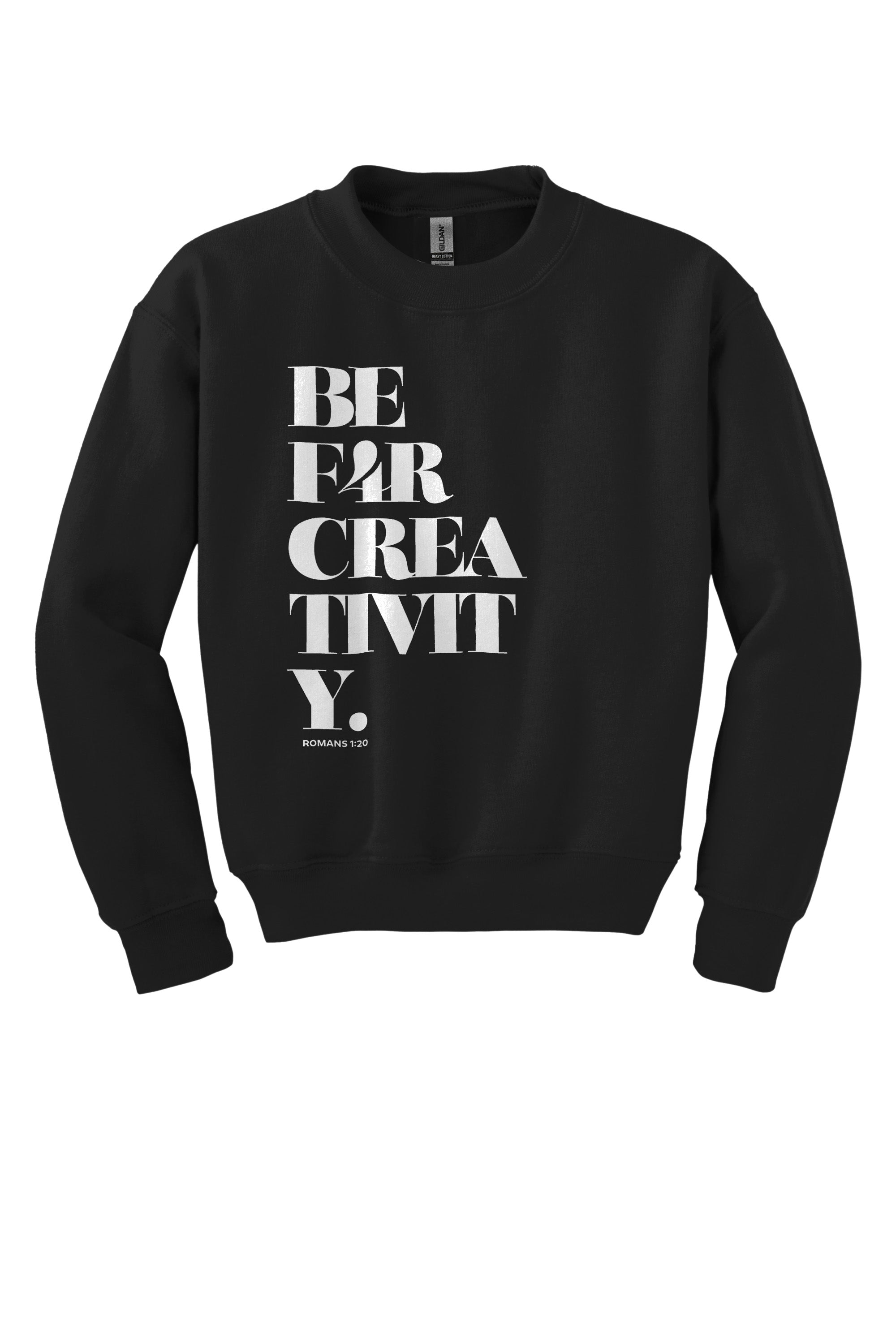 BE F4R Creativity 1 Youth Crewneck