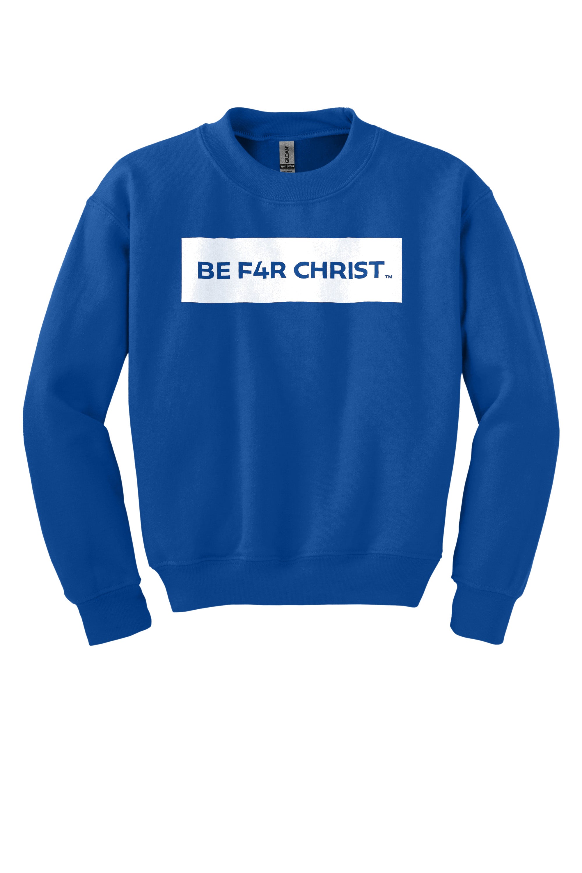 BE F4R CHRIST Youth Crewneck