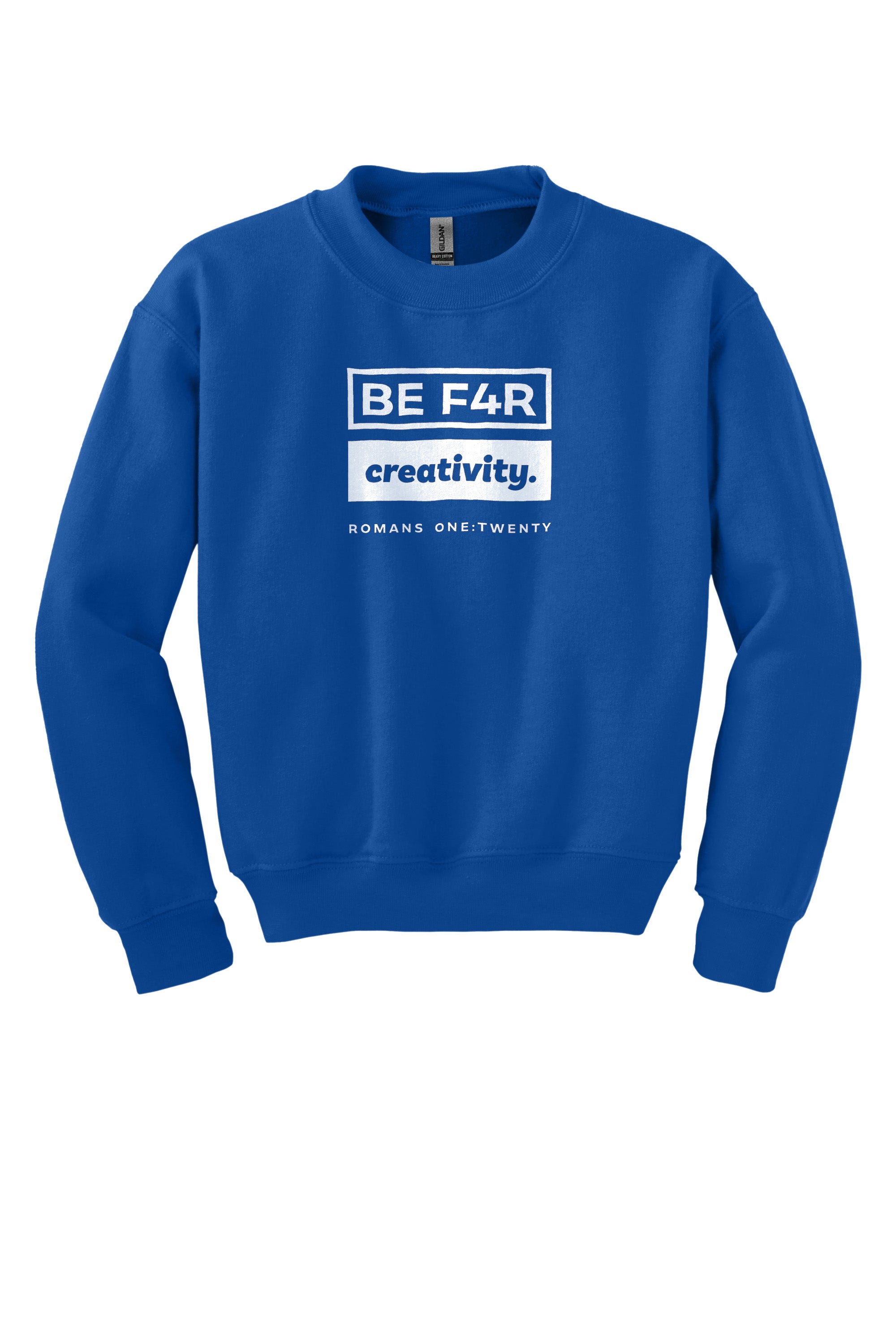 BE F4R Creativity 2 Youth Crewneck