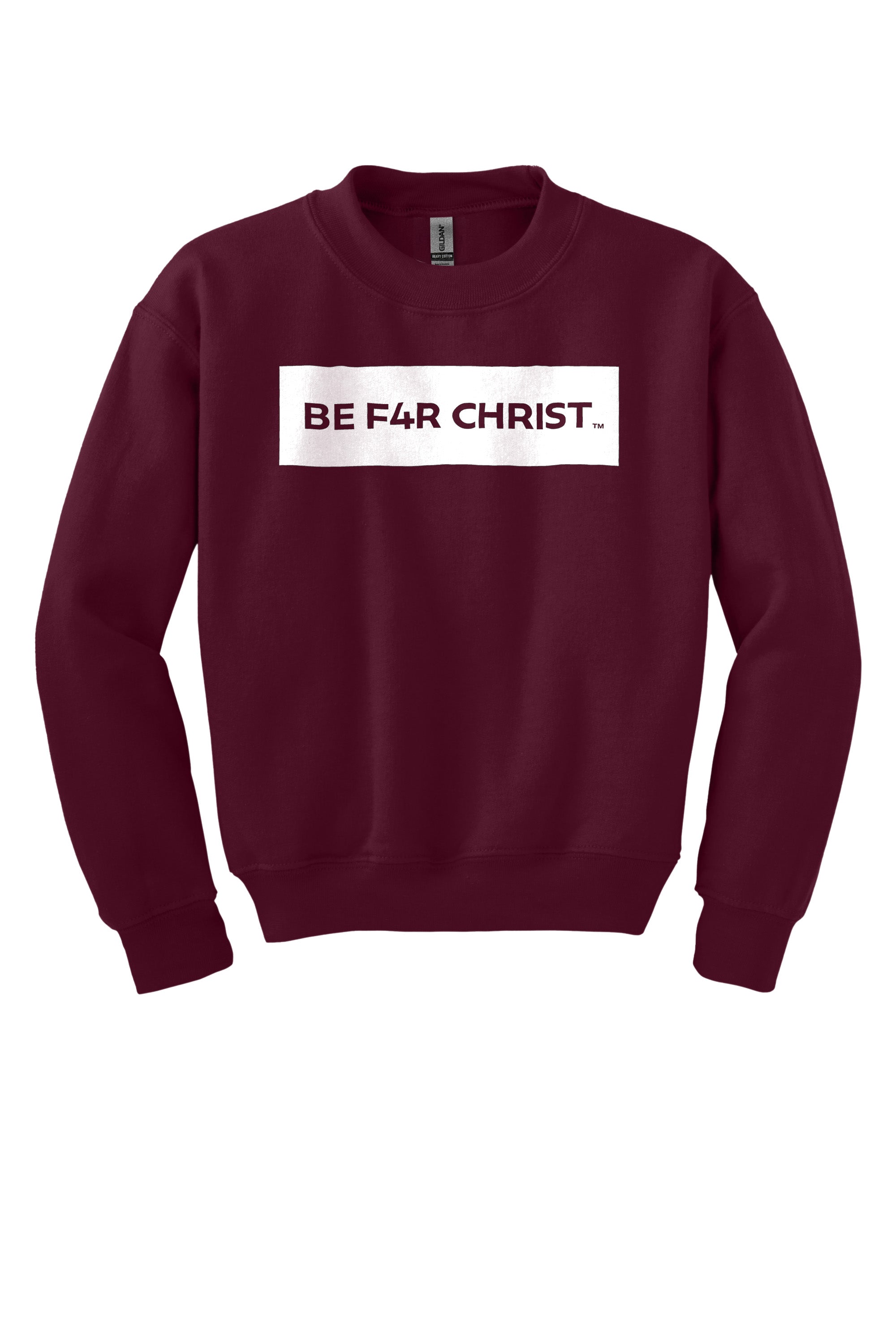 BE F4R CHRIST Youth Crewneck