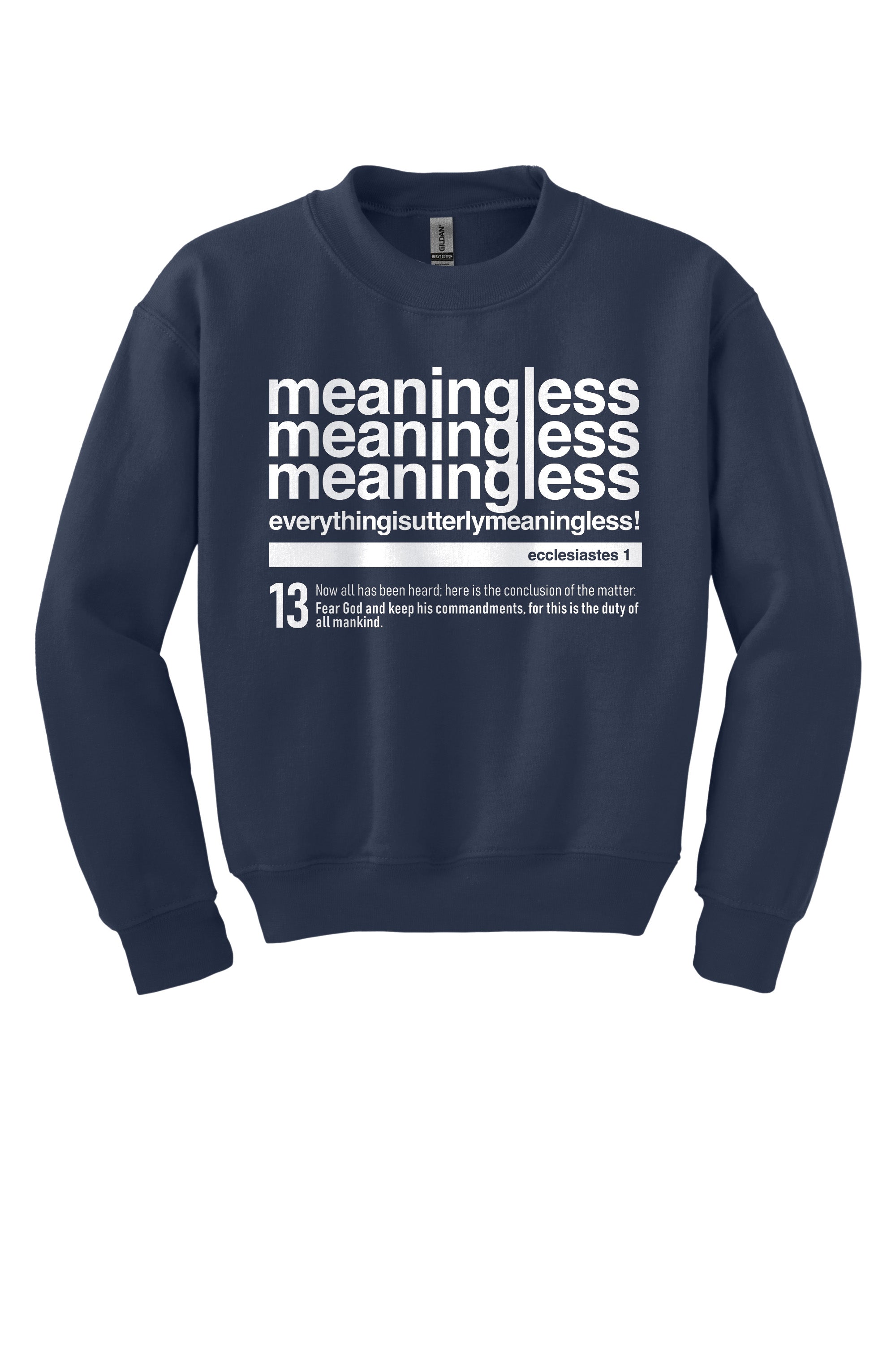 Meaningless 3 Youth Crewneck