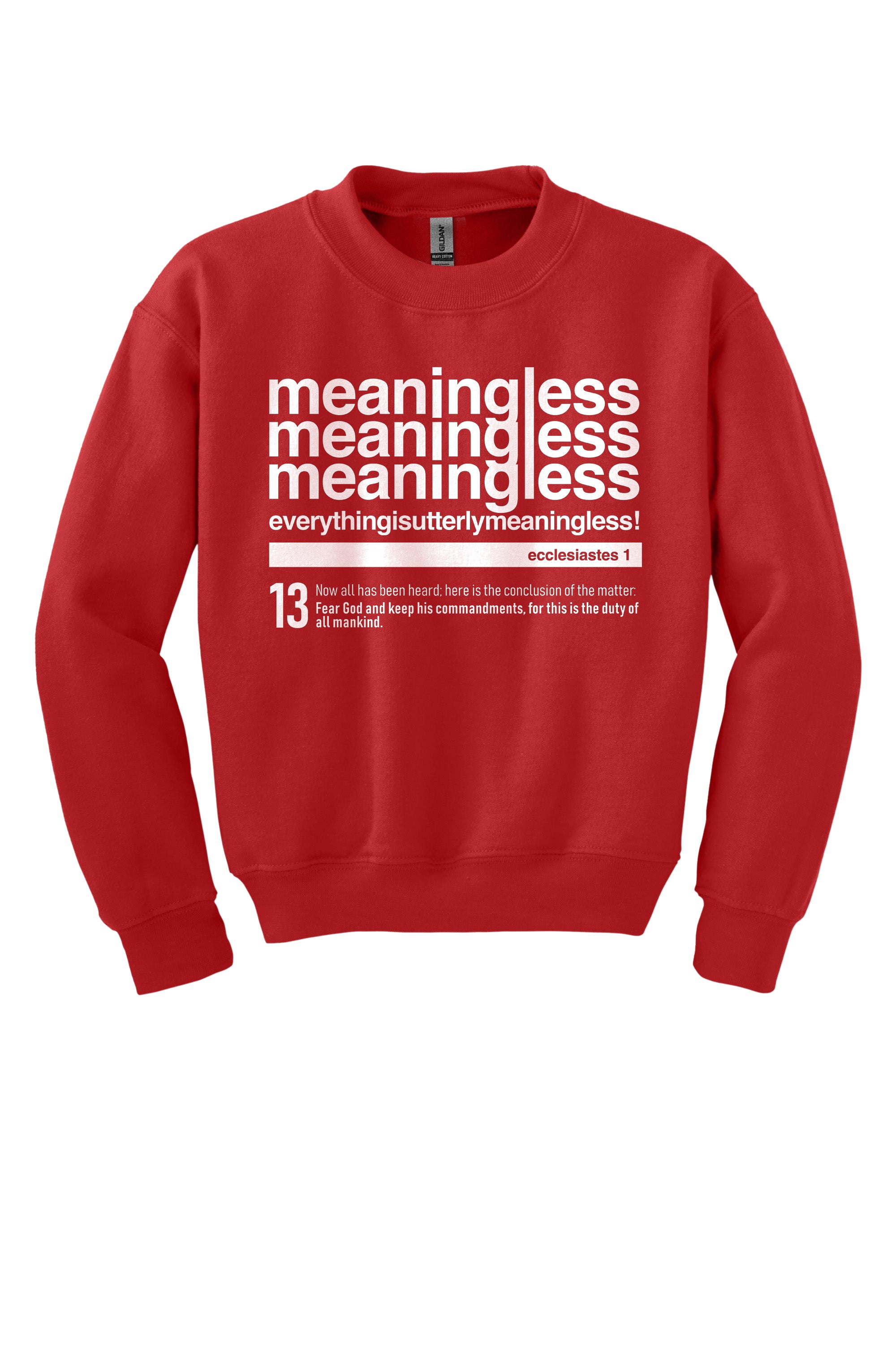 Meaningless 3 Youth Crewneck