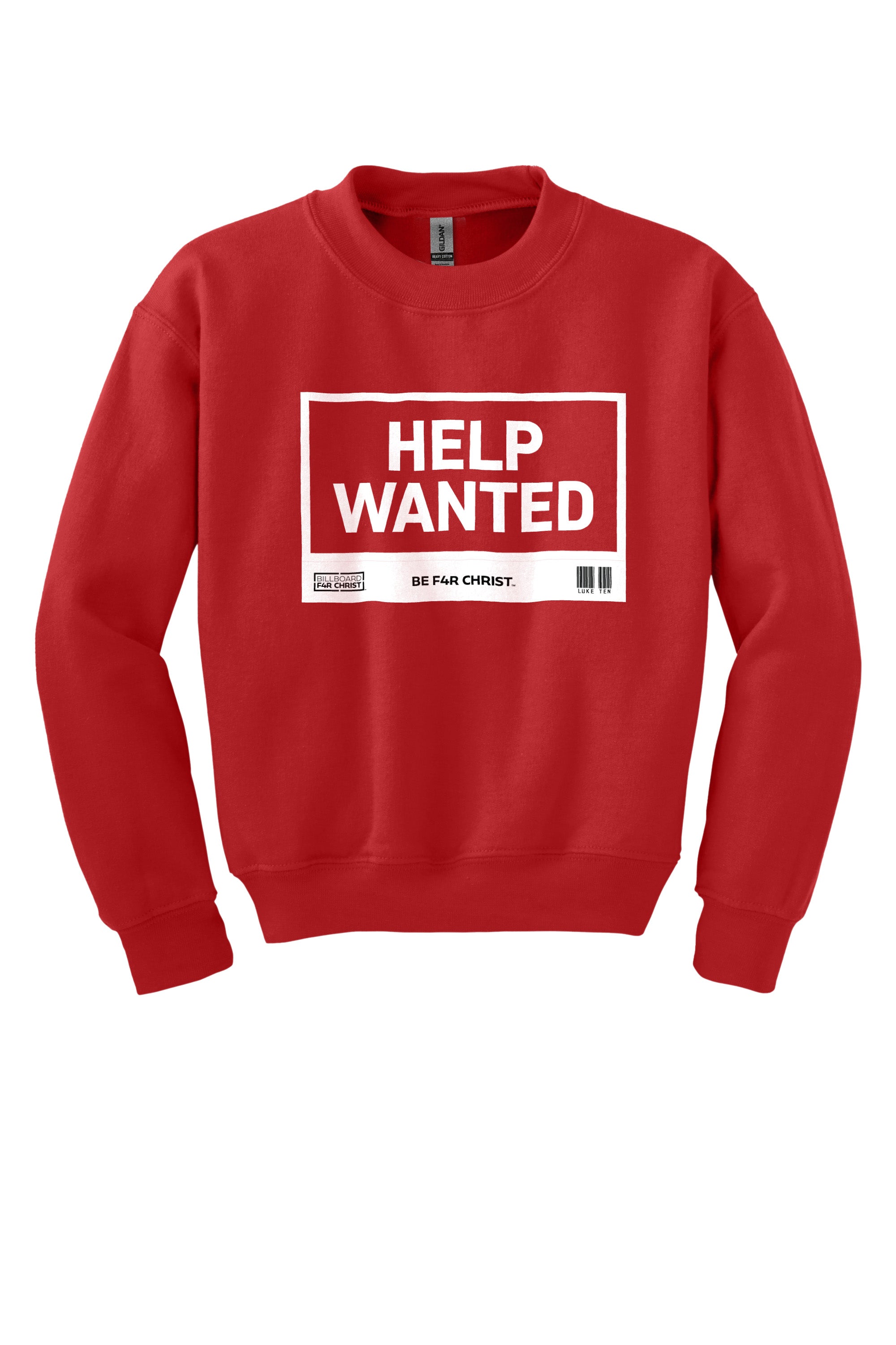 Help Wanted Youth Crewneck