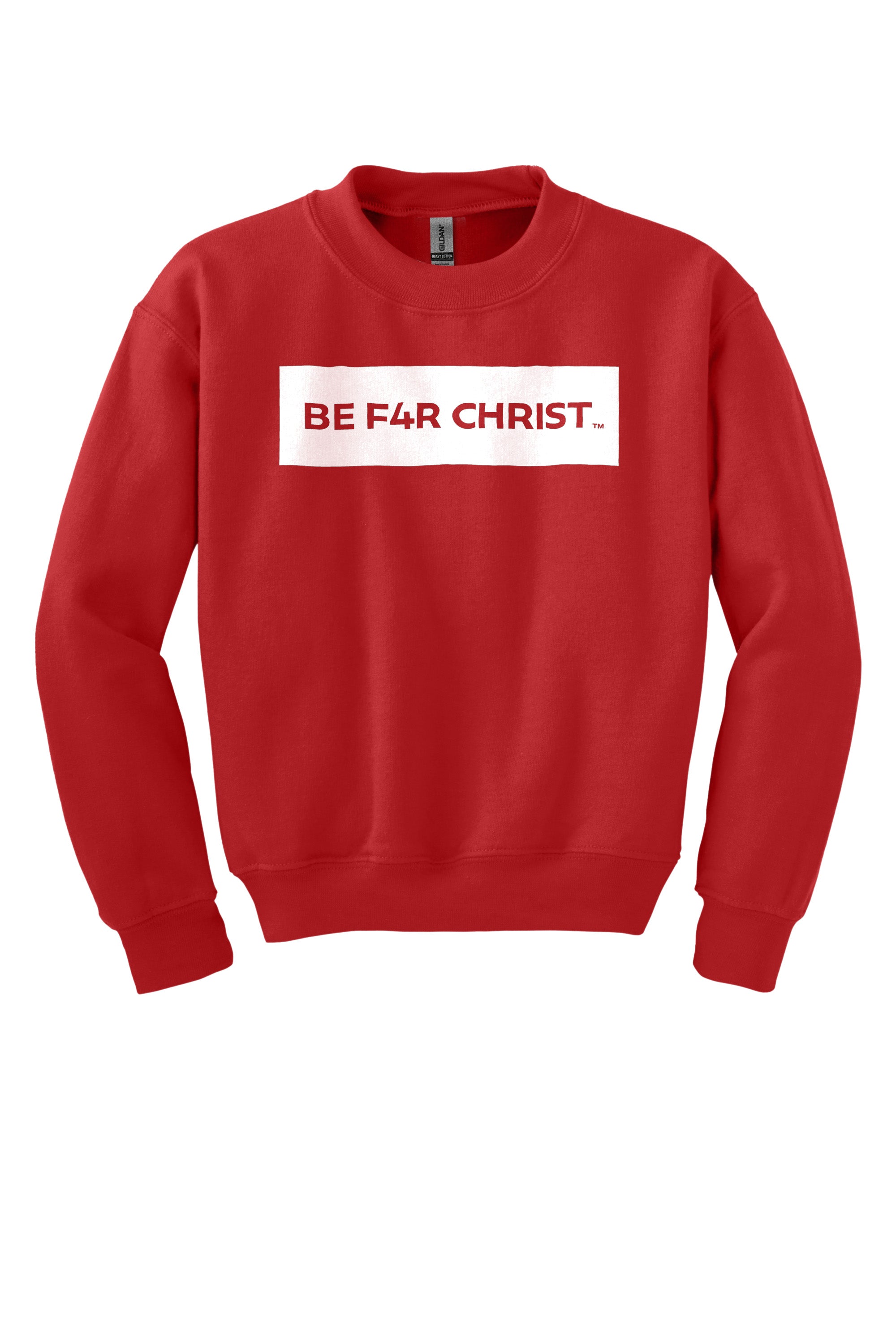 BE F4R CHRIST Youth Crewneck