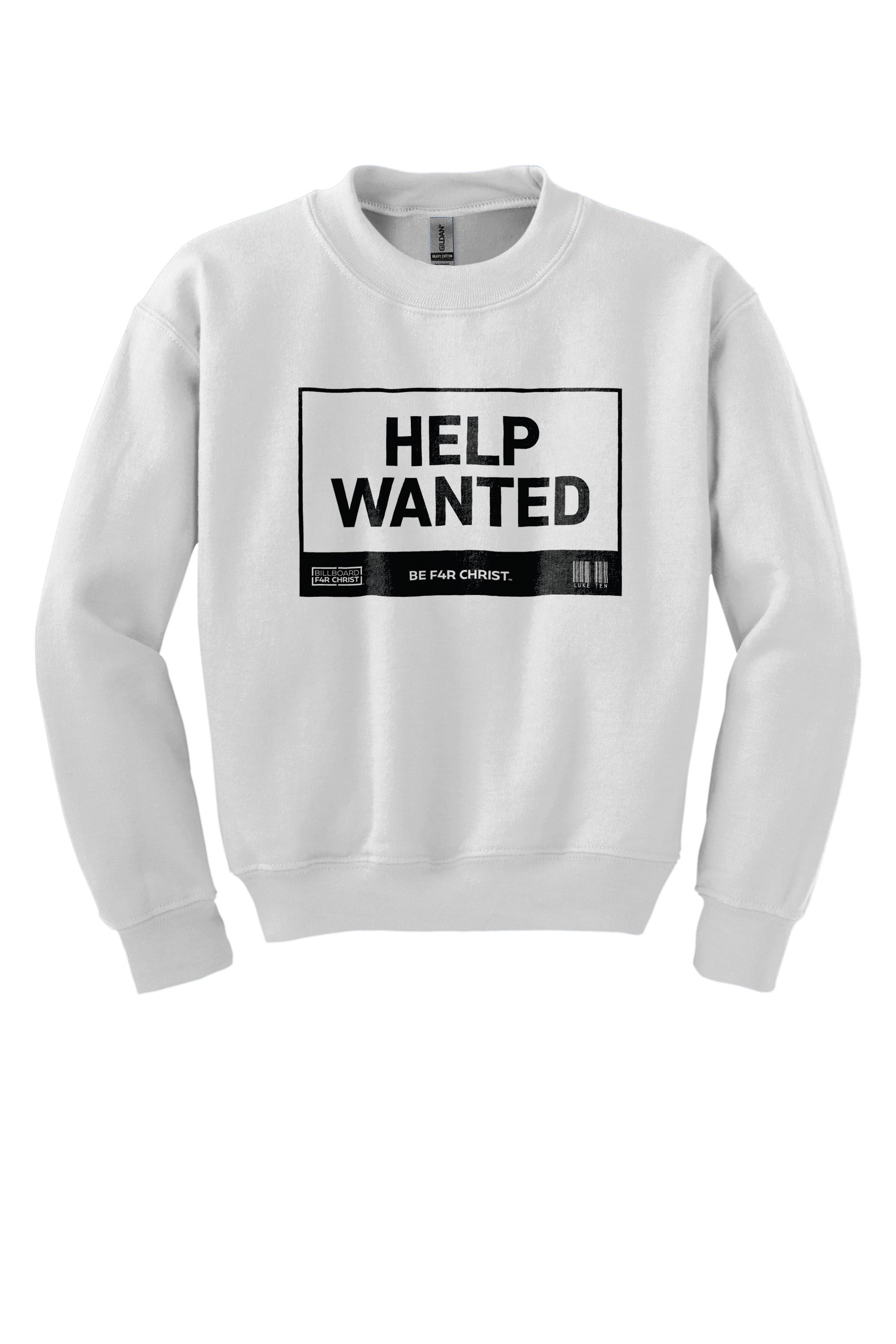 Help Wanted Youth Crewneck