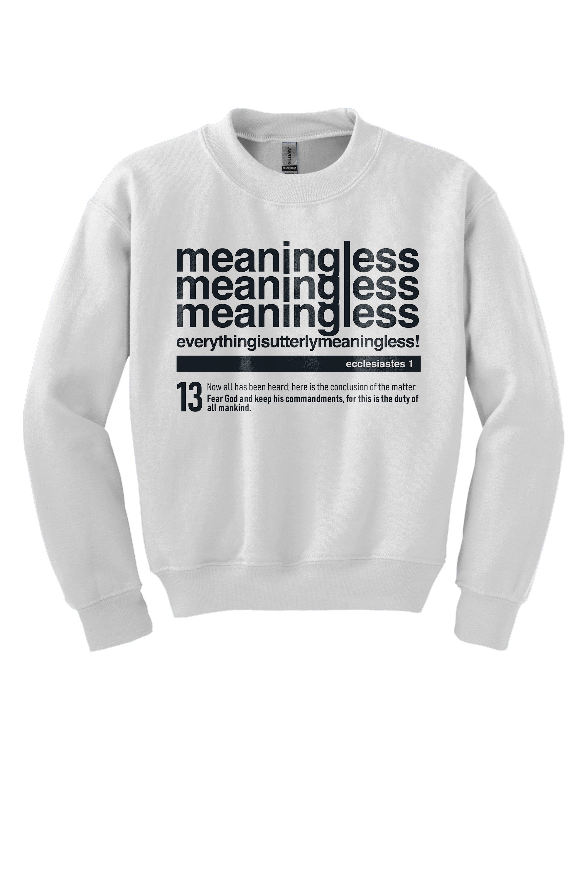 Meaningless 3 Youth Crewneck