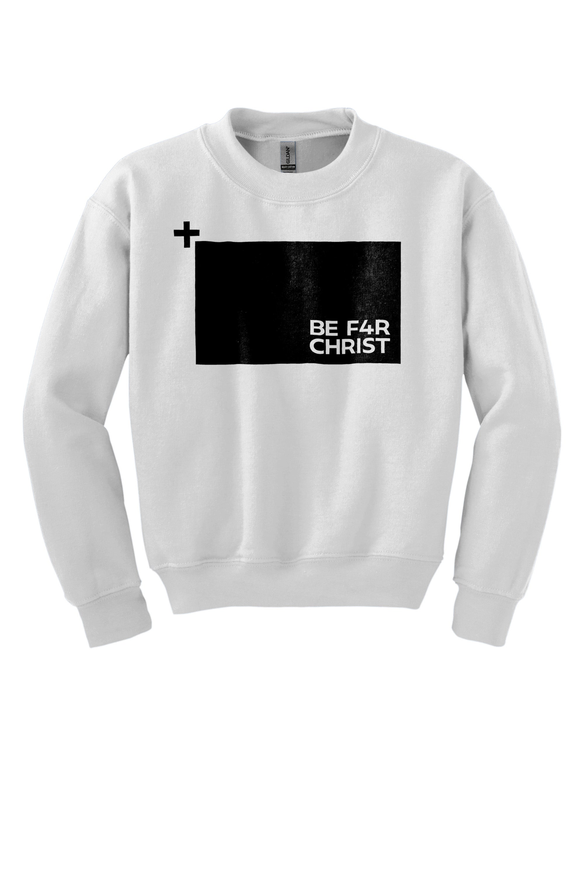 BE F4R The Cross Youth Crewneck