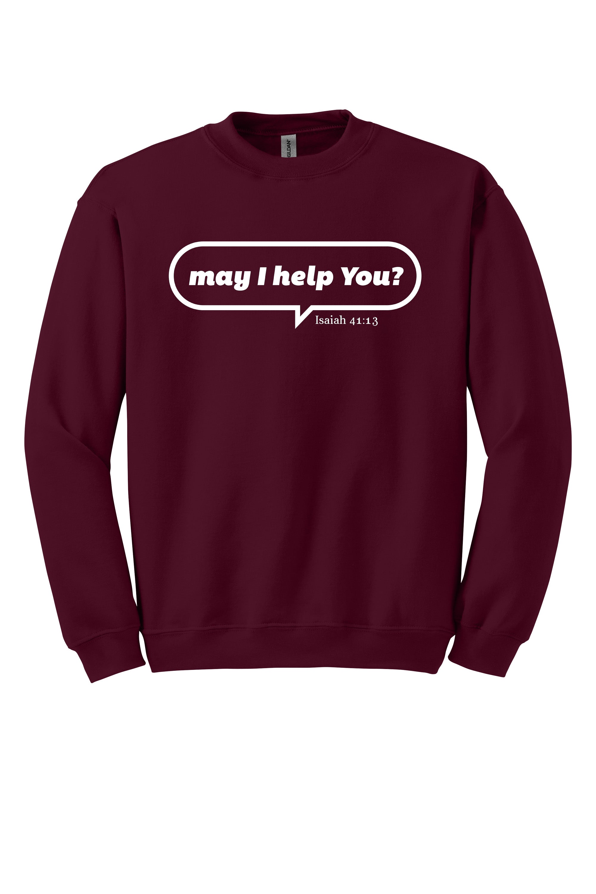 May I Help You Unisex Crewneck