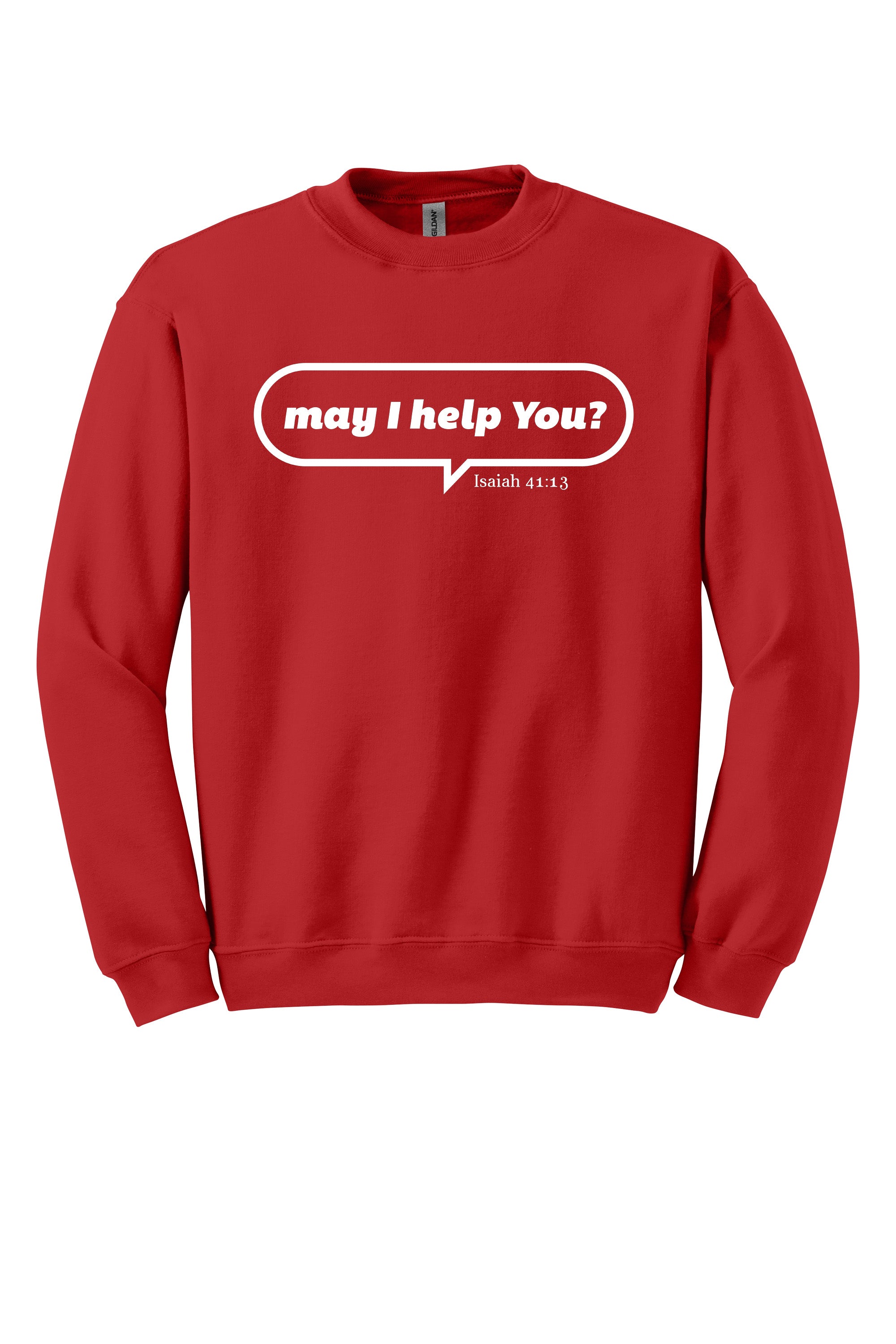 May I Help You Unisex Crewneck