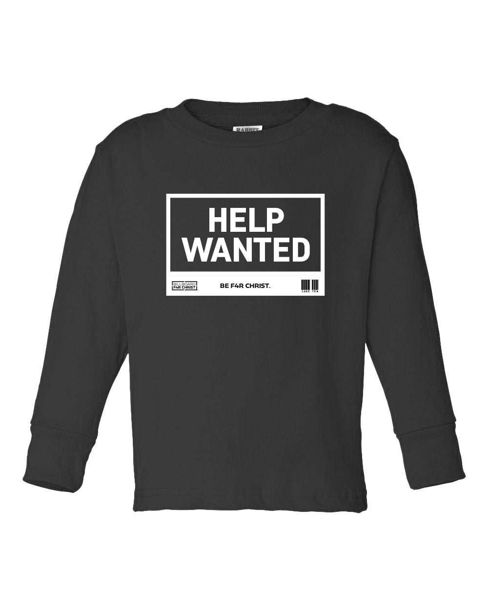 Help Wanted Toddler Long Sleeve