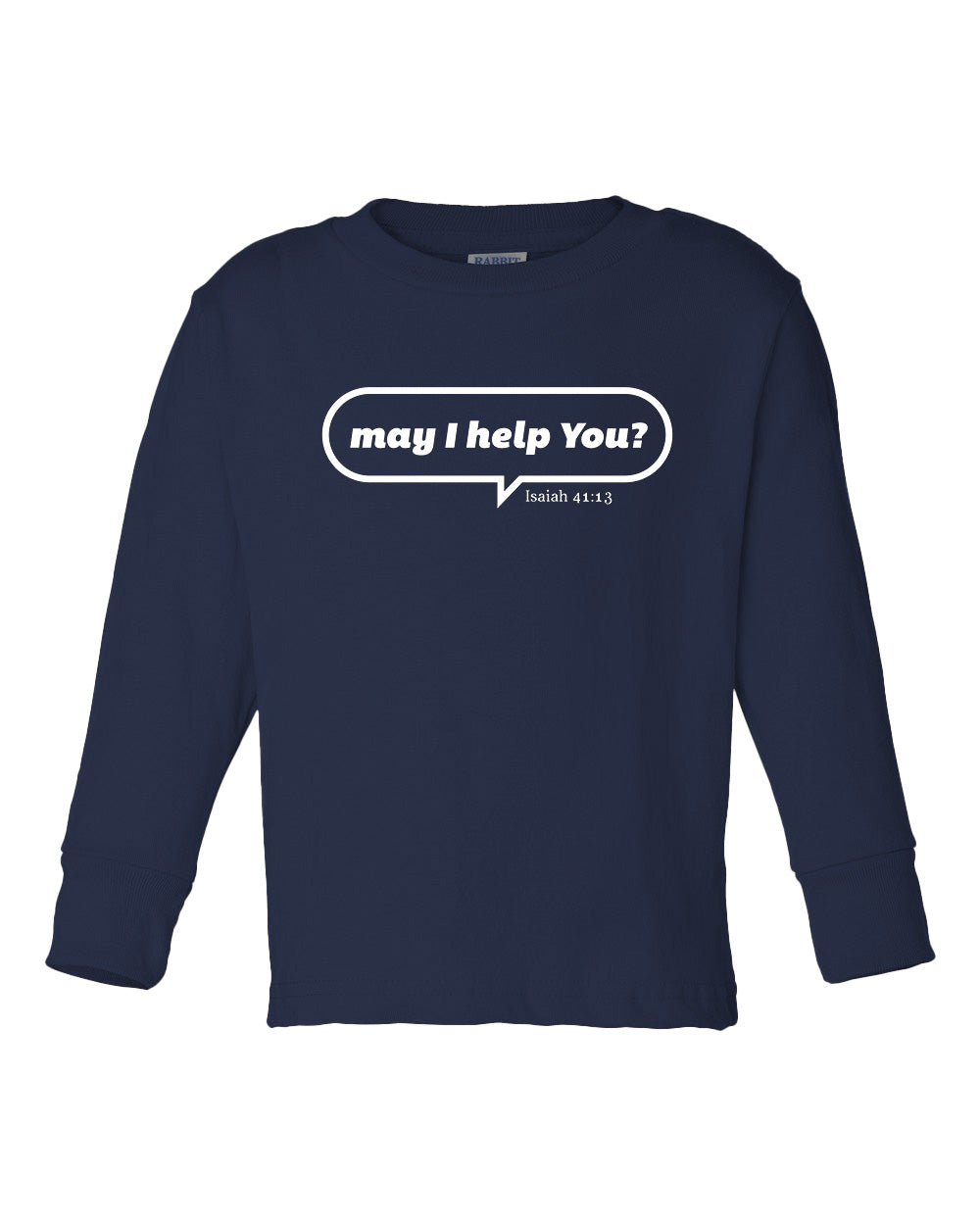 May I Help You Toddler Long Sleeve