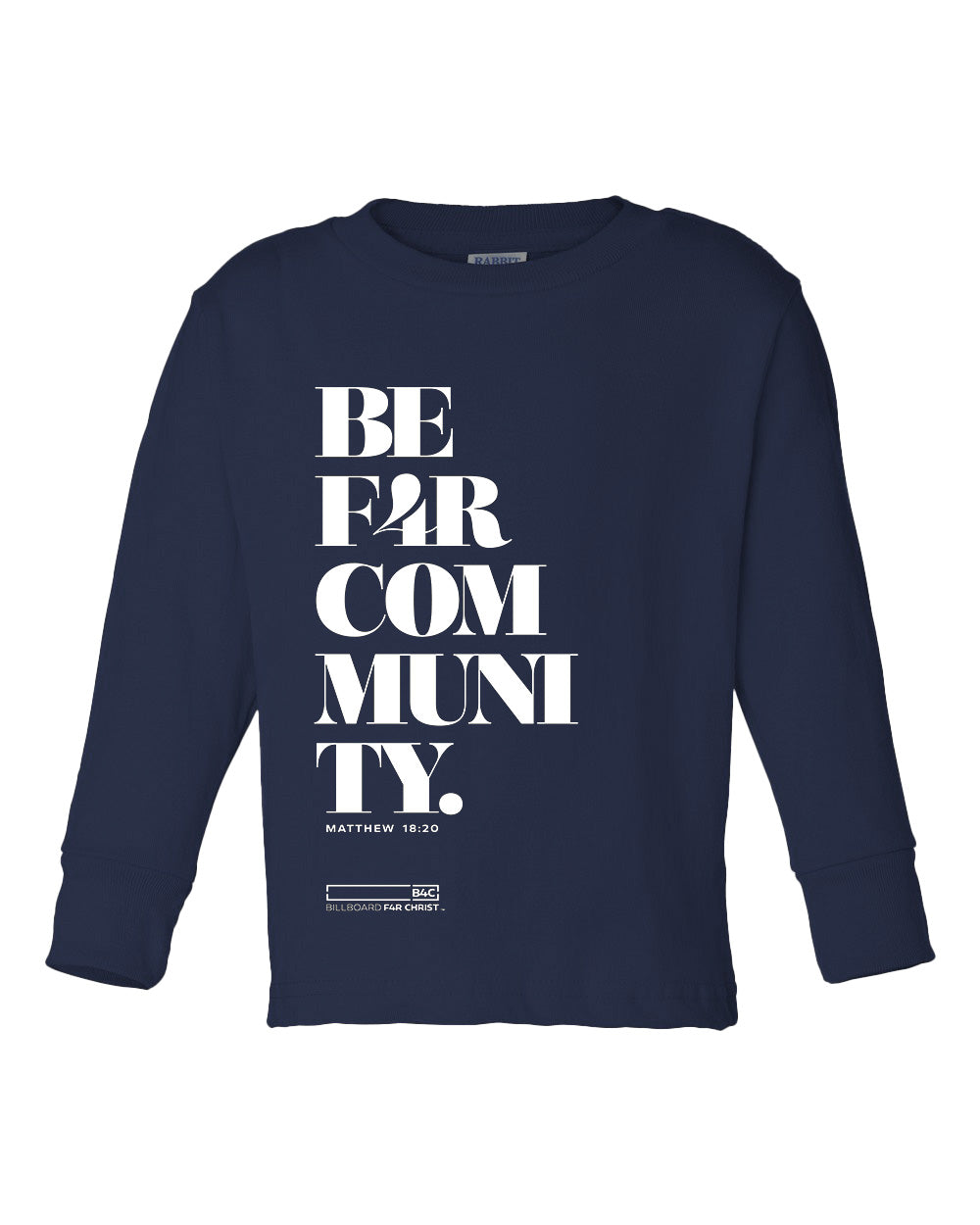 BE F4R Community 1 Toddler Long Sleeve