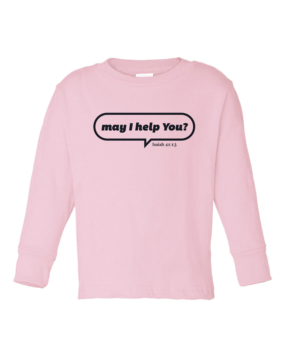 May I Help You Toddler Long Sleeve