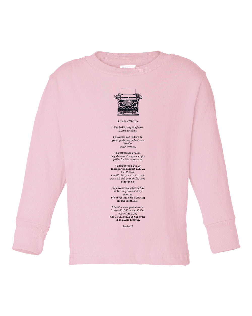 Psalm 23 Toddler Long Sleeve