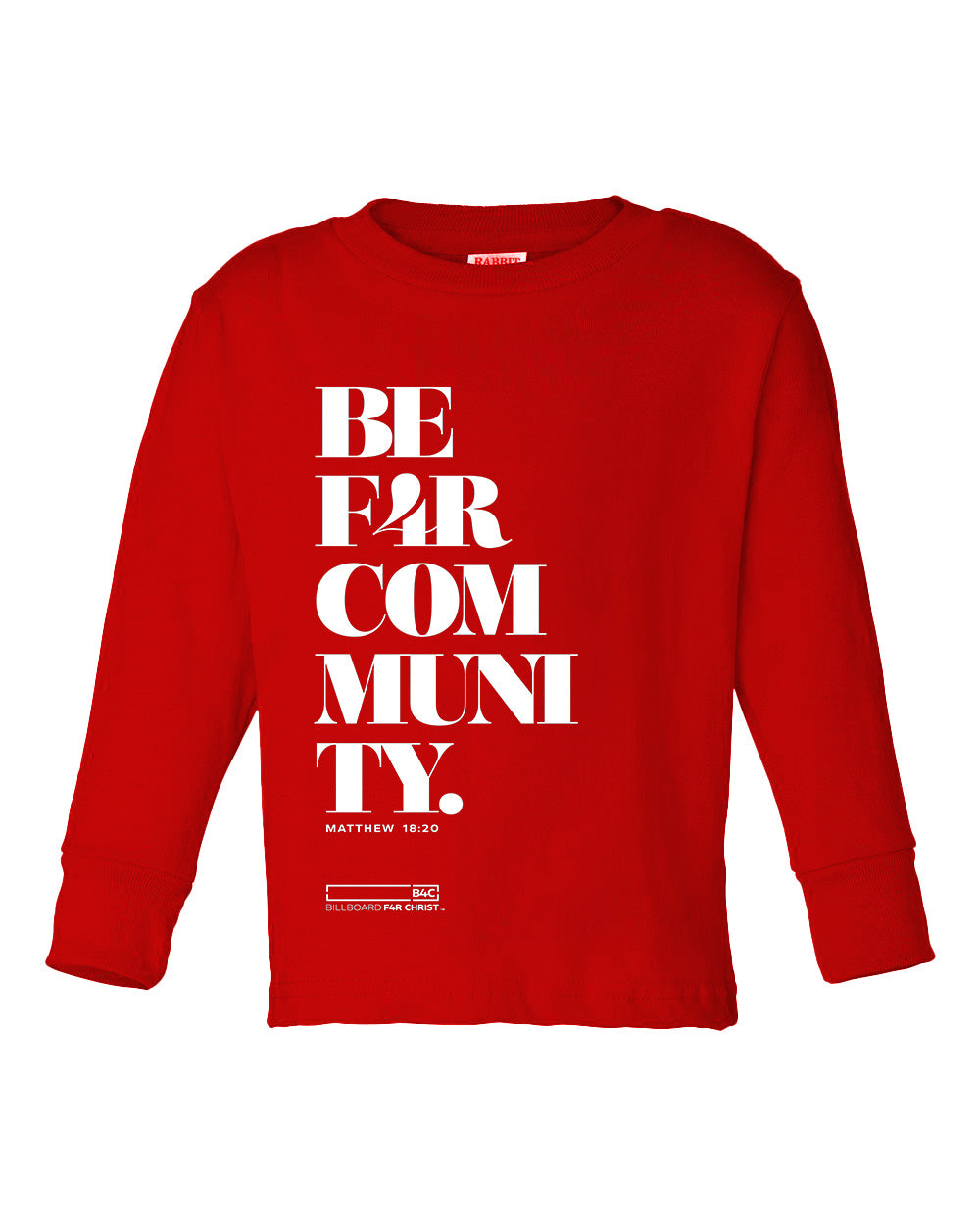 BE F4R Community 1 Toddler Long Sleeve