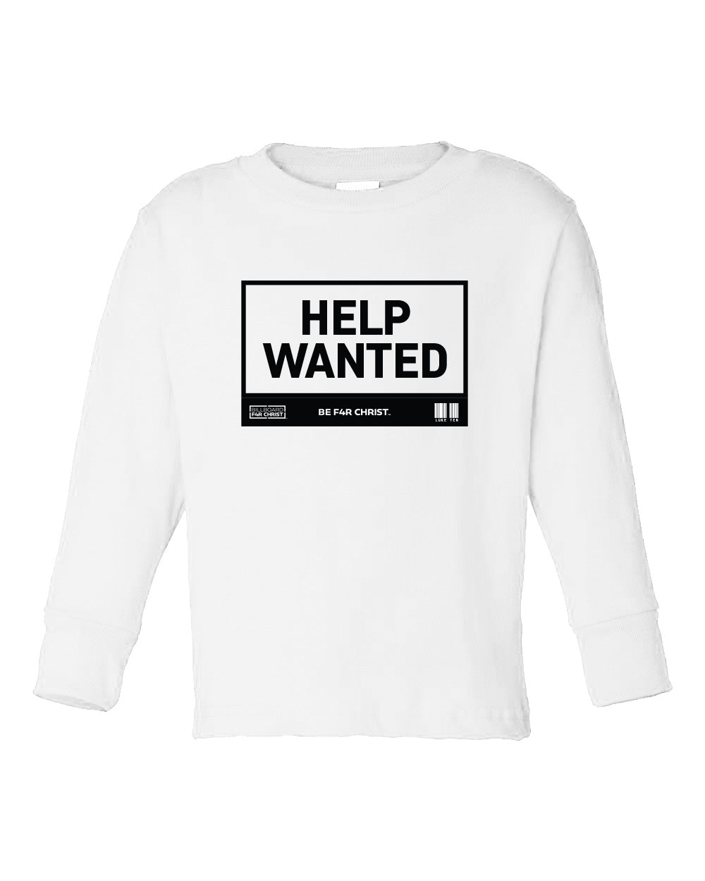 Help Wanted Toddler Long Sleeve