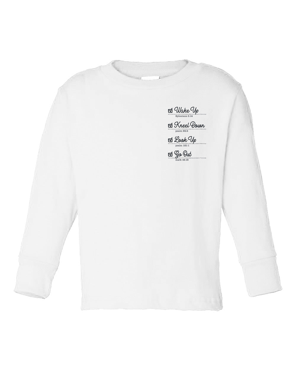 Checklist Toddler Long Sleeve