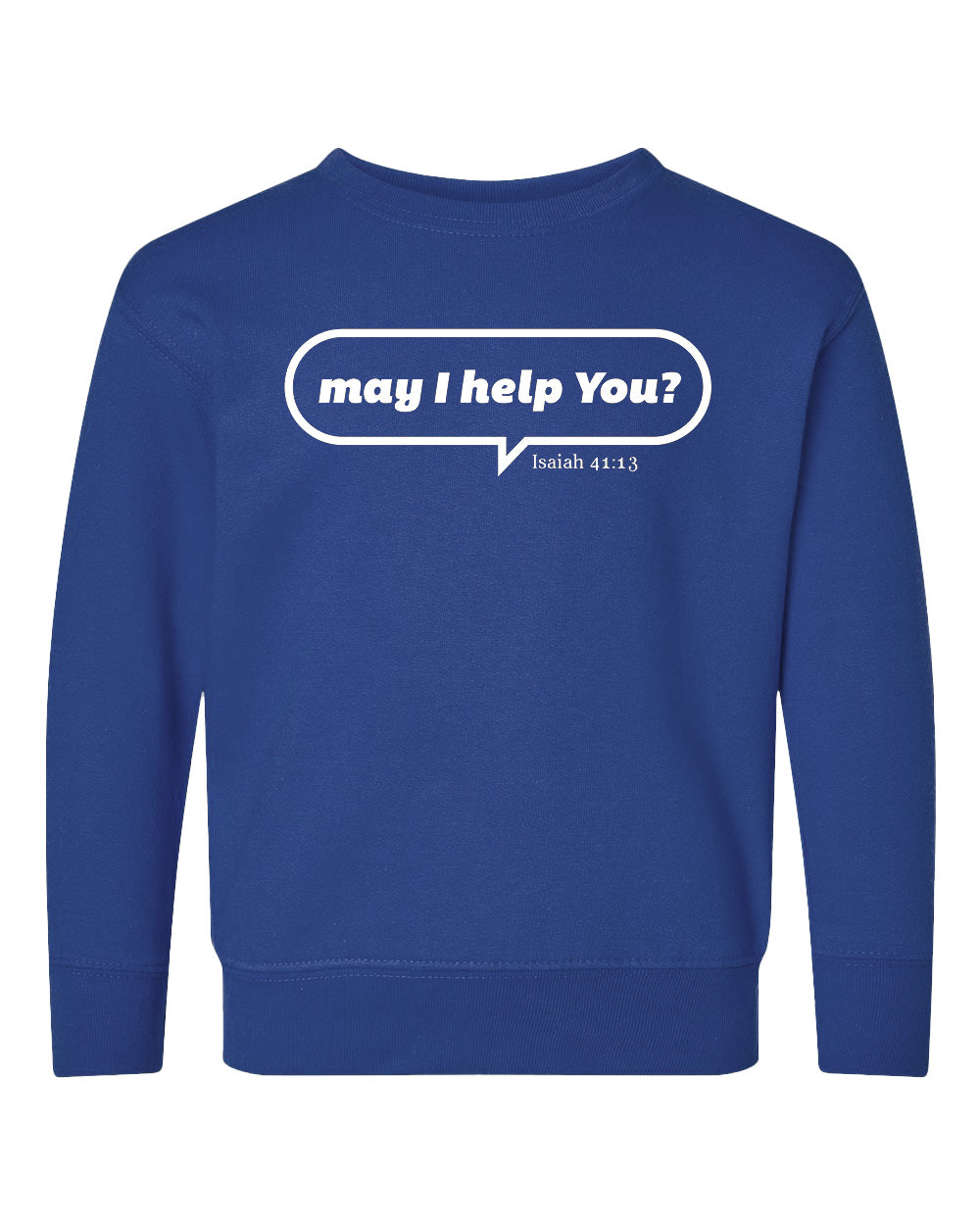 May I Help You Toddler Crewneck