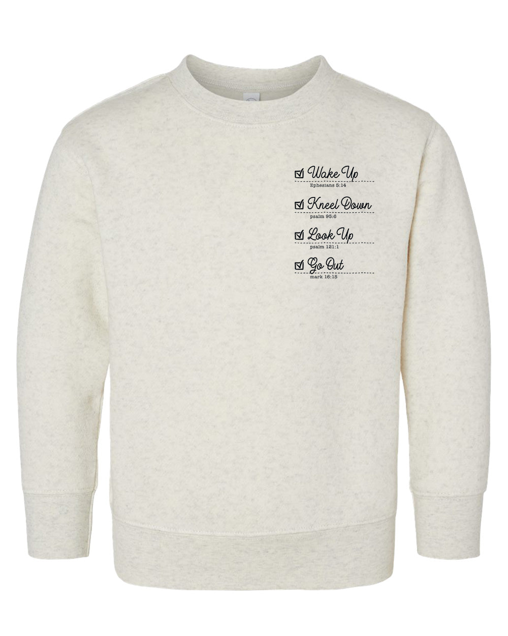 Checklist Toddler Crewneck