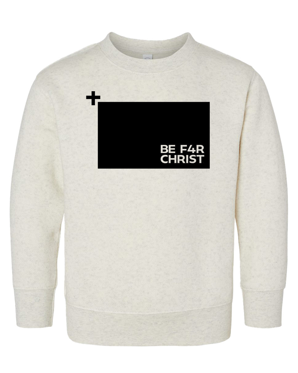 BE F4R The Cross Toddler Crewneck