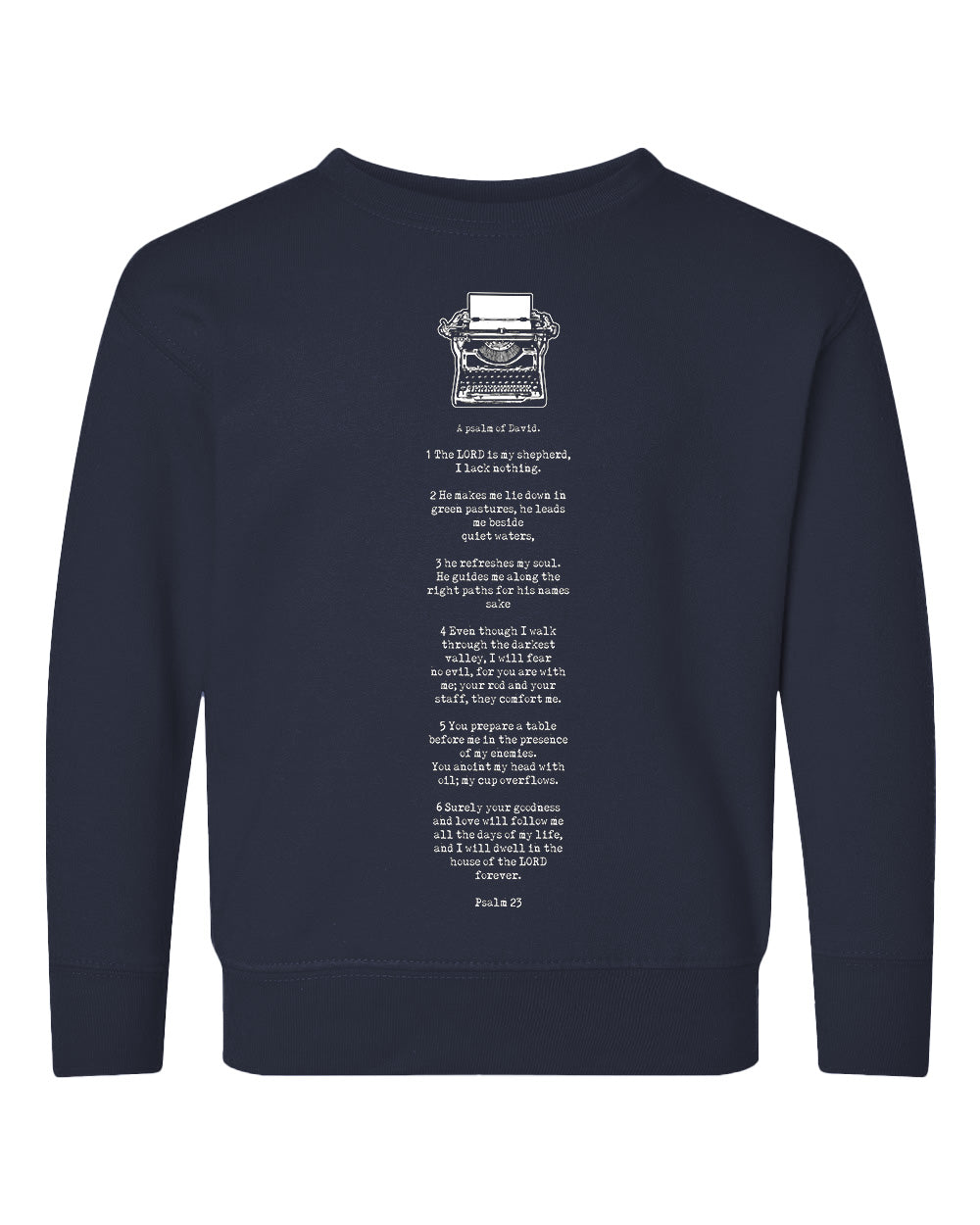 Psalm 23 Toddler Crewneck