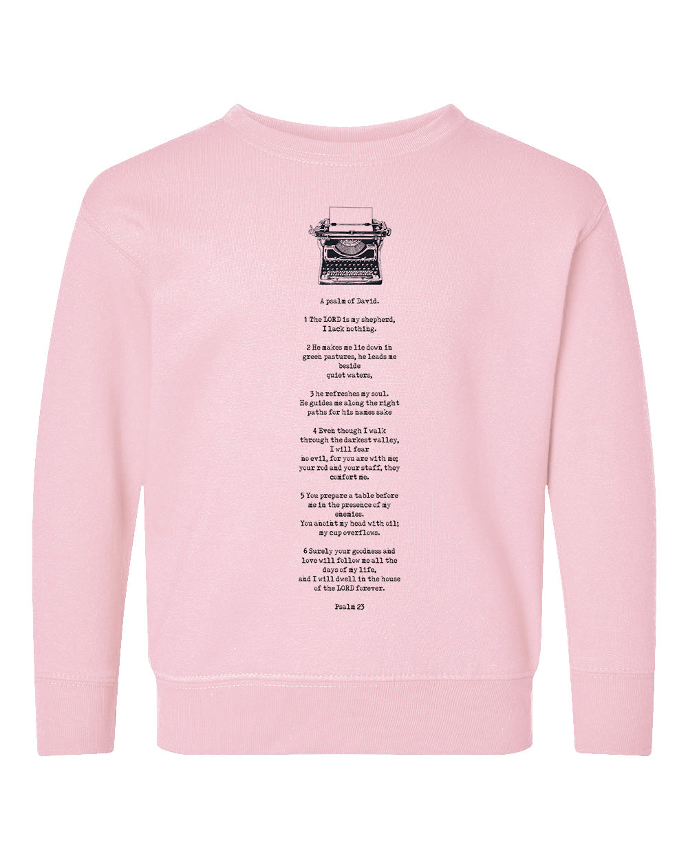 Psalm 23 Toddler Crewneck