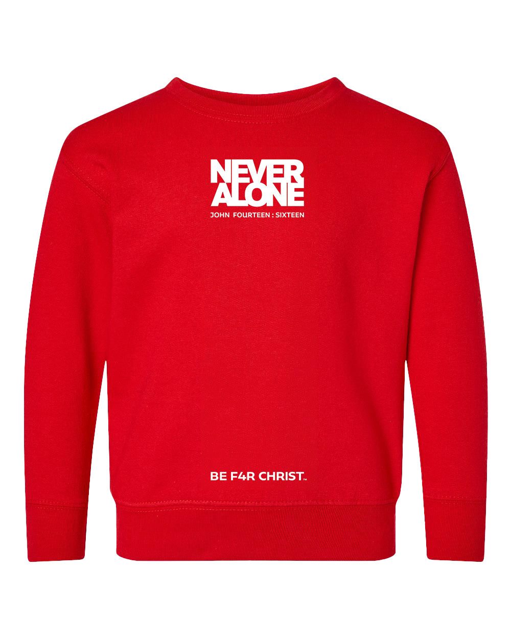 Never Alone 1 Toddler Crewneck