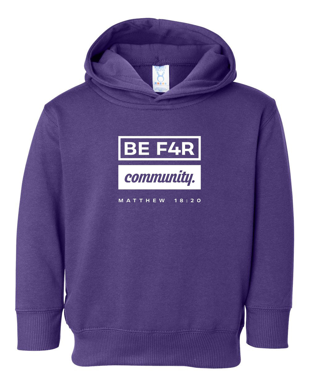 BE F4R Community 2 Toddler Hoodie