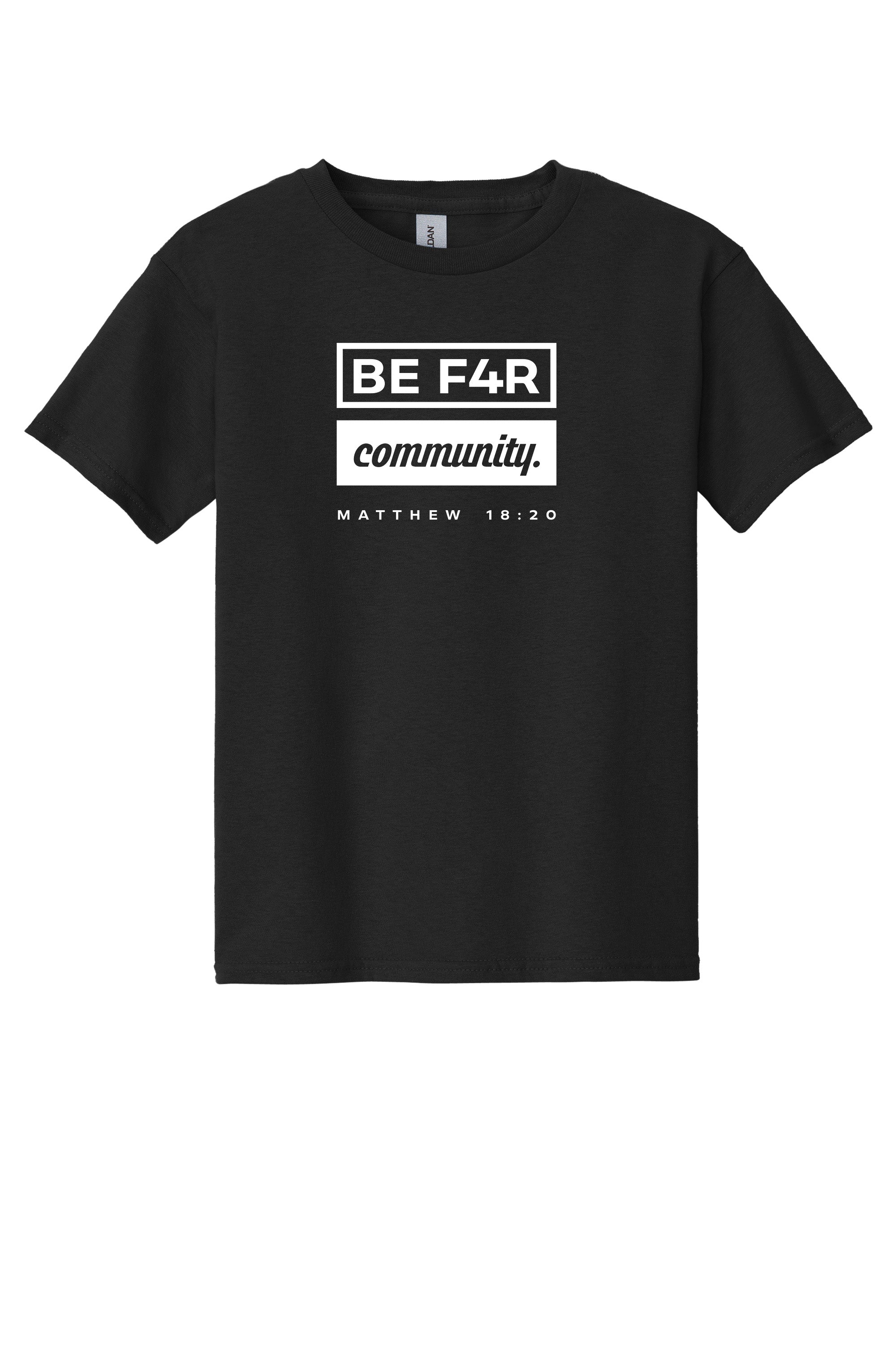 BE F4R Community 2 Youth T-Shirt