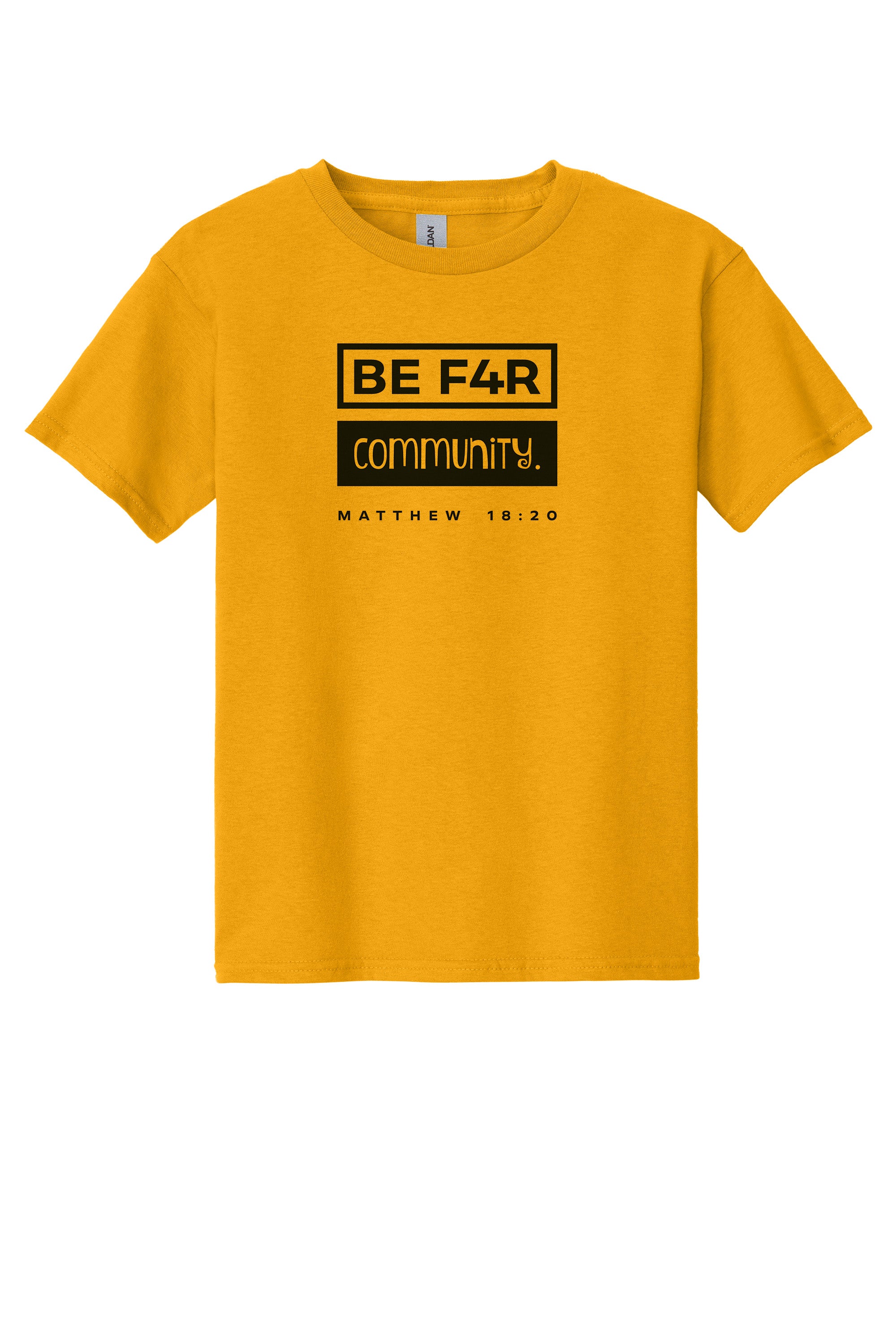 BE F4R Community 3 Youth T-Shirt