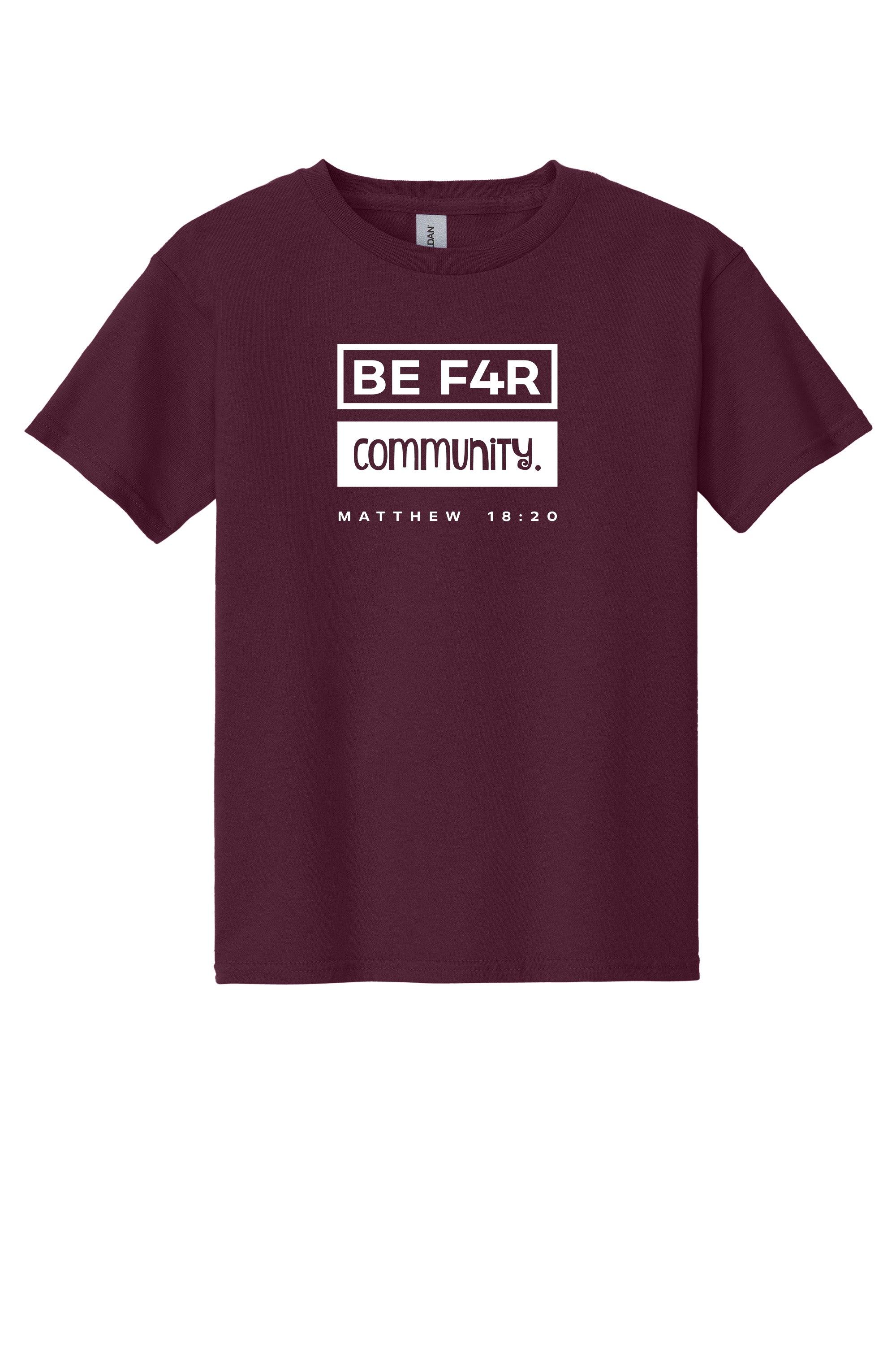 BE F4R Community 3 Youth T-Shirt