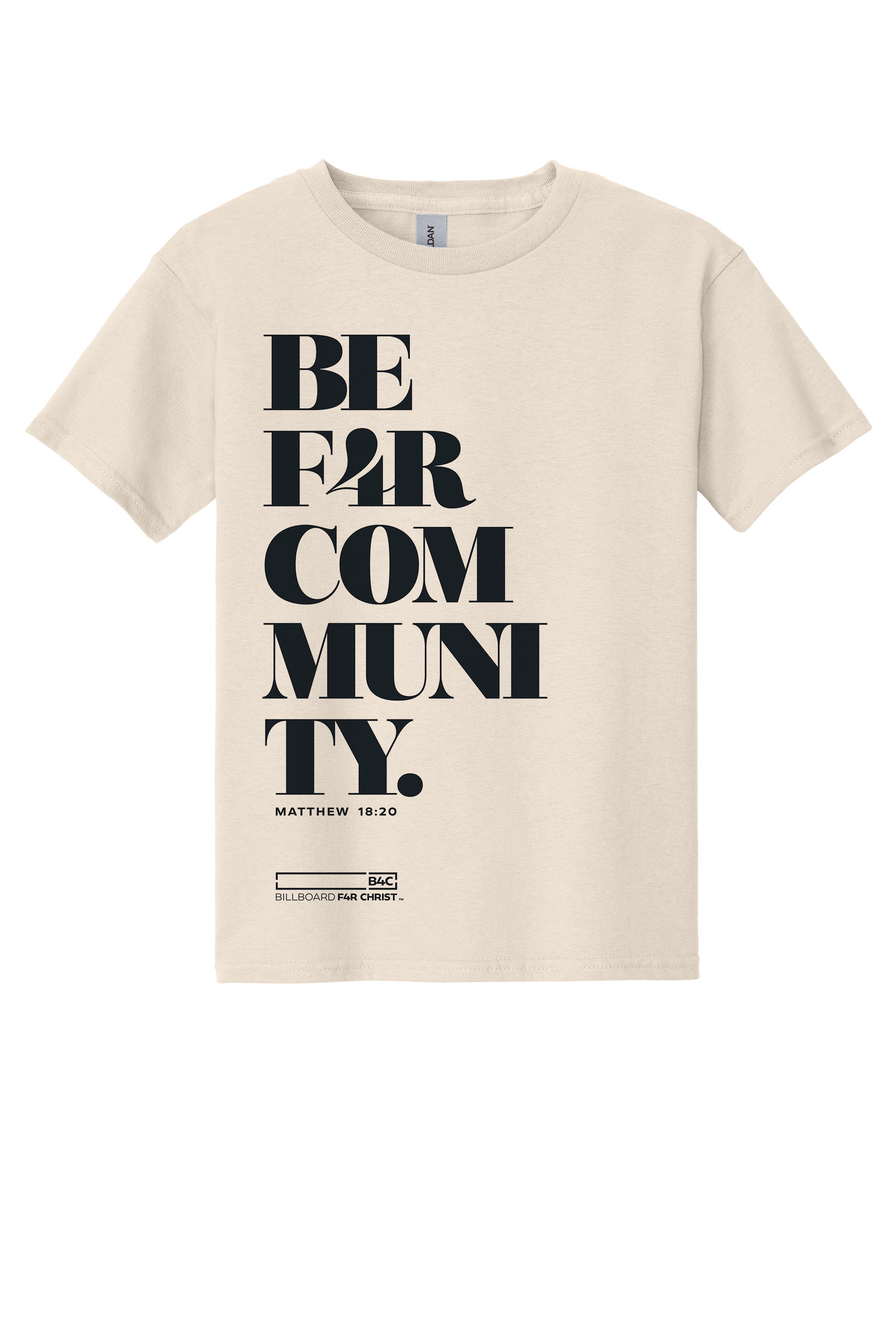 BE F4R Community 1 Youth T-Shirt