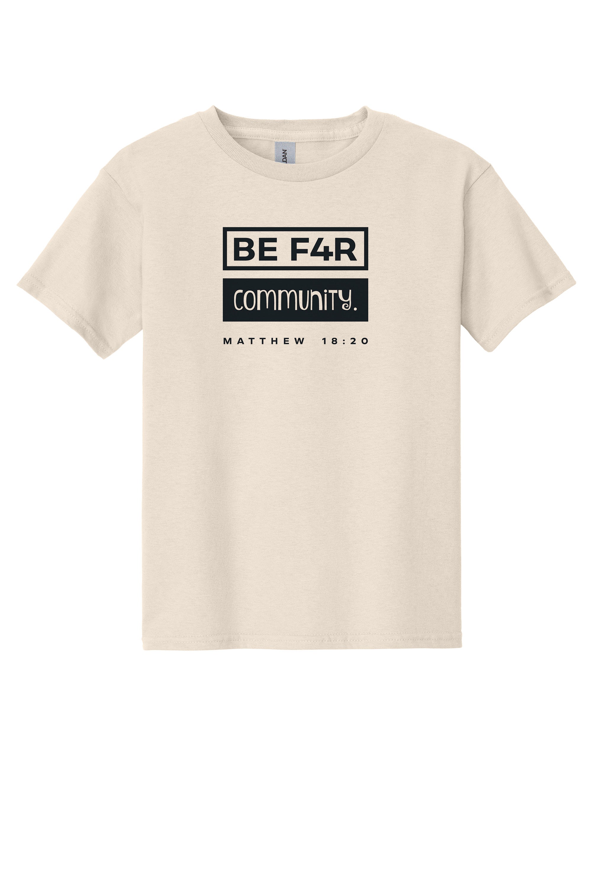 BE F4R Community 3 Youth T-Shirt