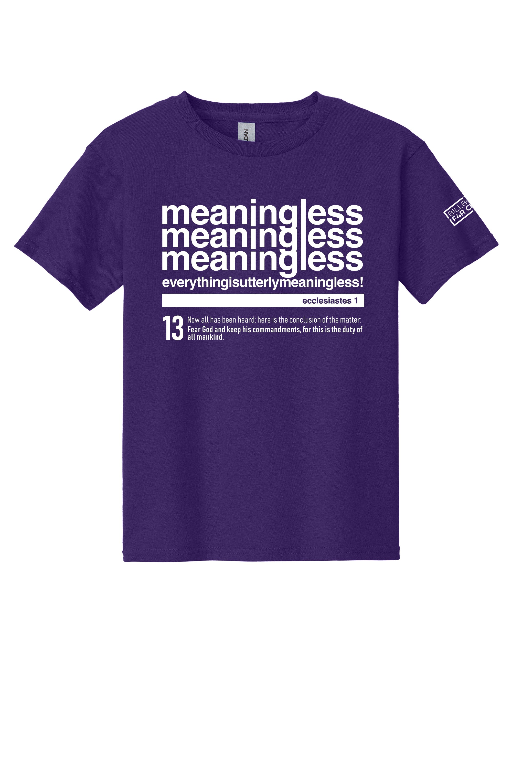 Meaningless 3 Youth T-Shirt