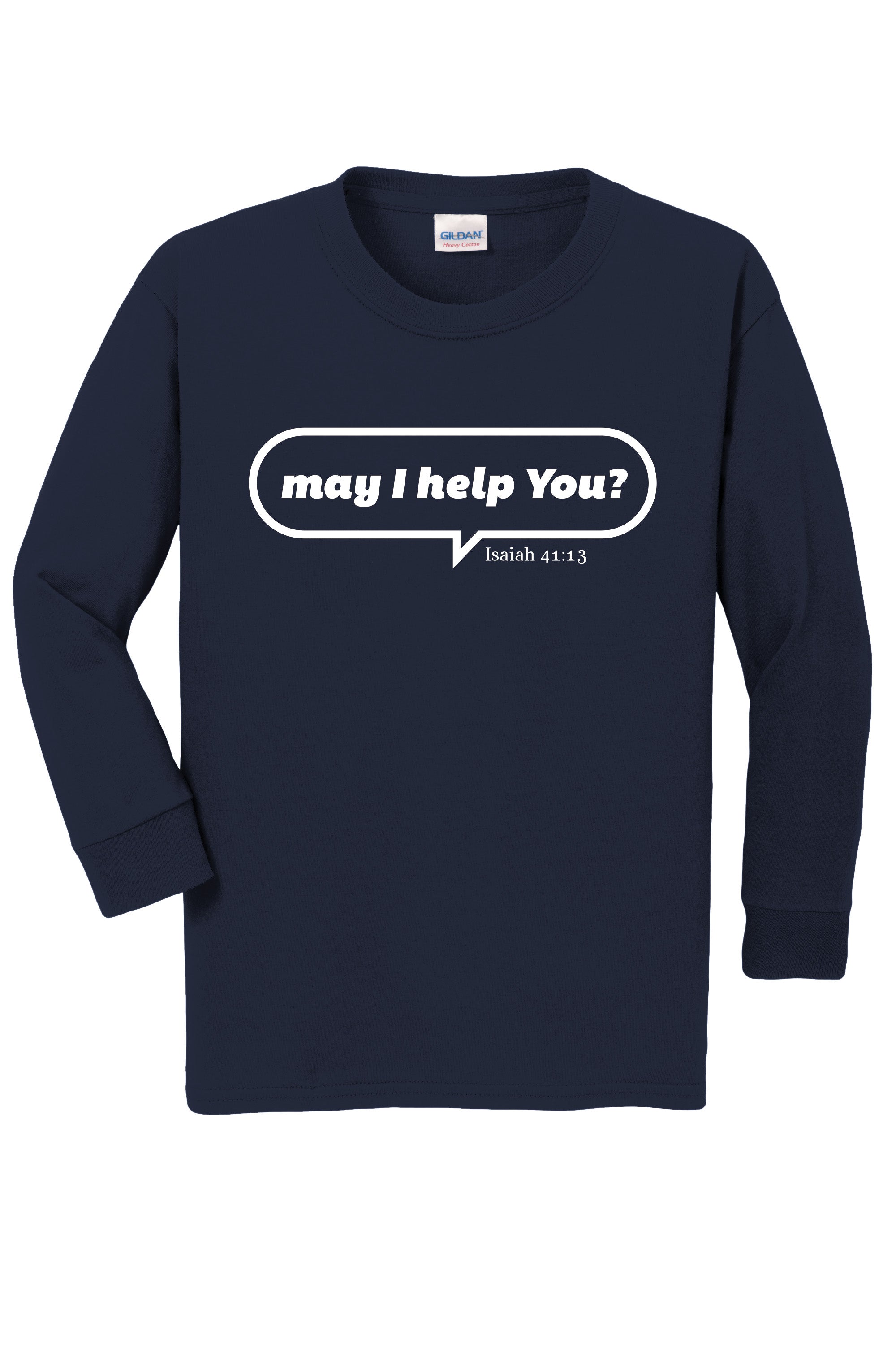 May I Help You Youth Long Sleeve