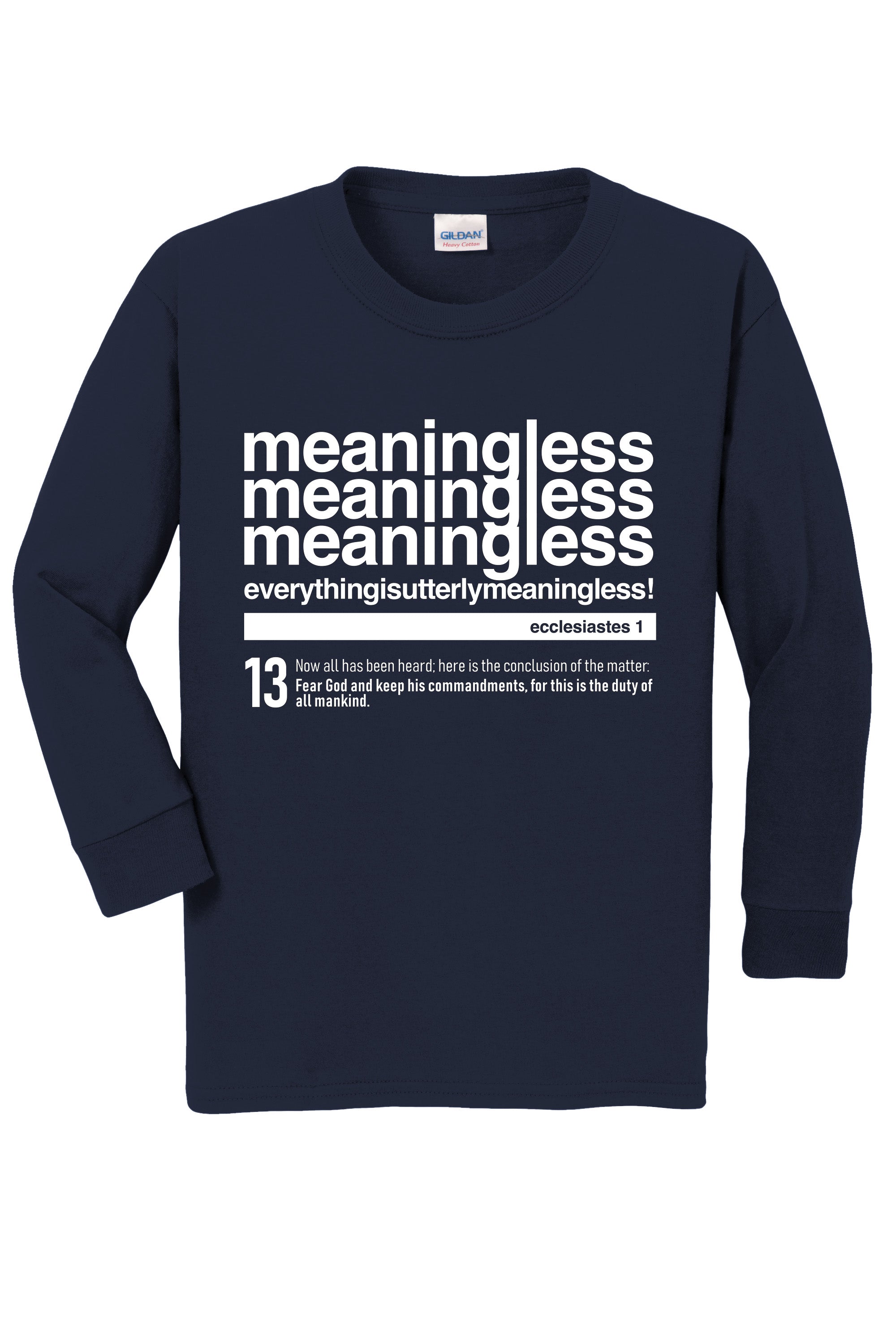 Meaningless 3 Youth Long Sleeve