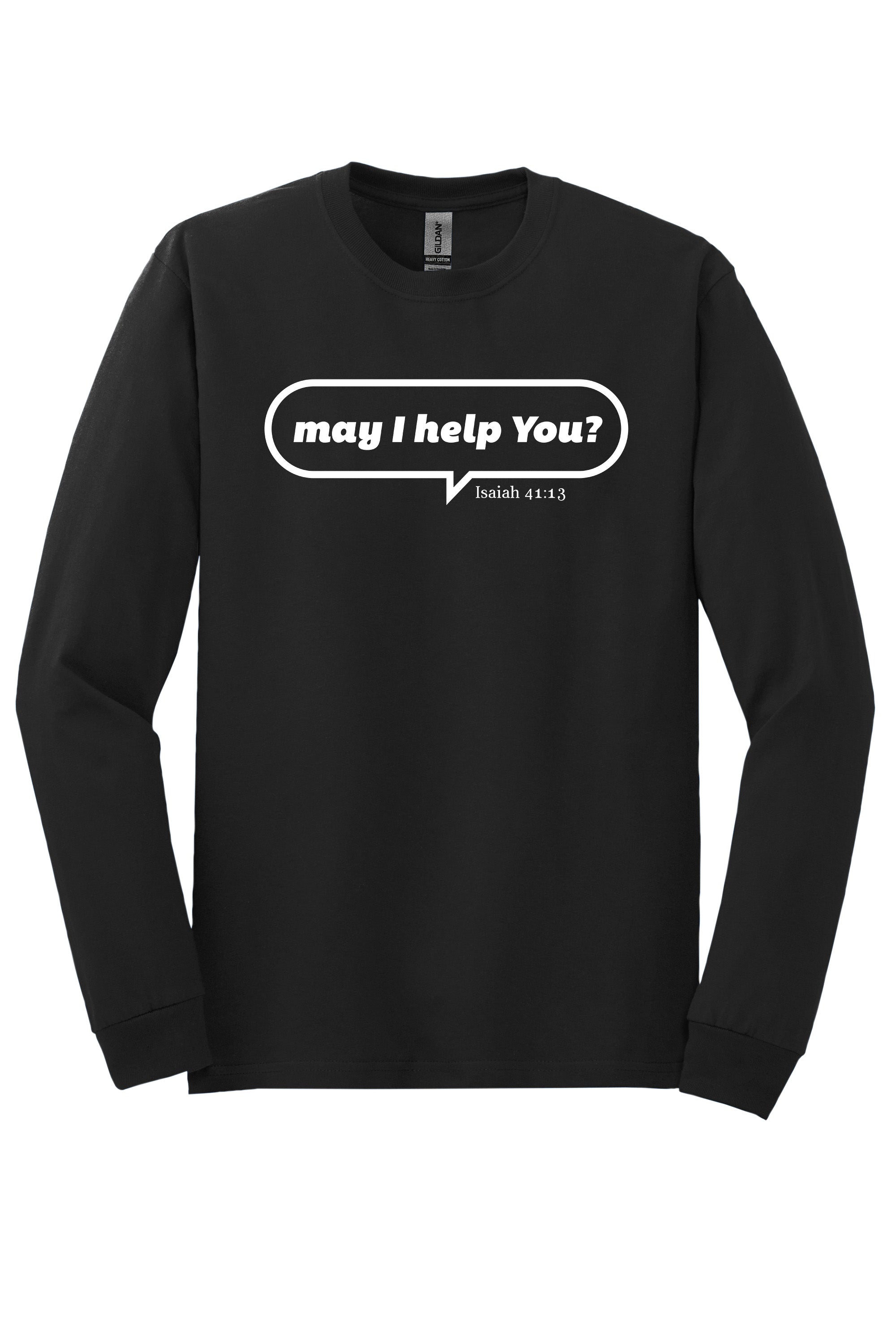 May I Help You Unisex Soft Long Sleeve