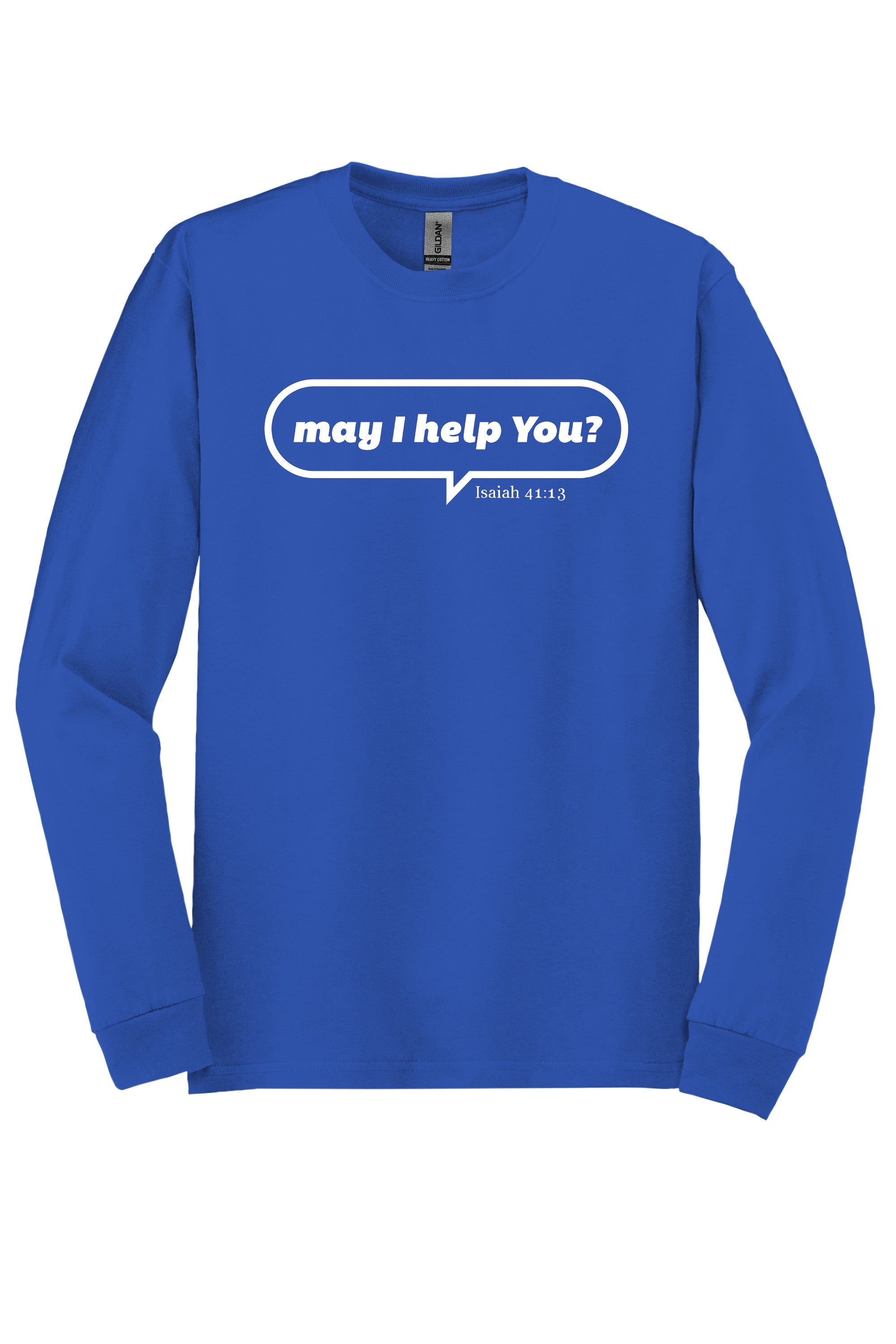 May I Help You Unisex Soft Long Sleeve