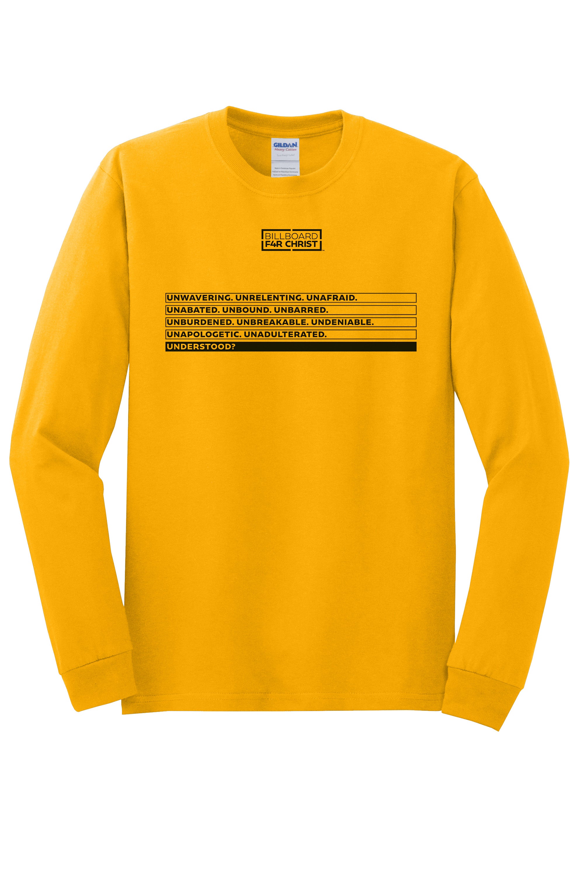 Understood 1 Unisex Durable Long Sleeve