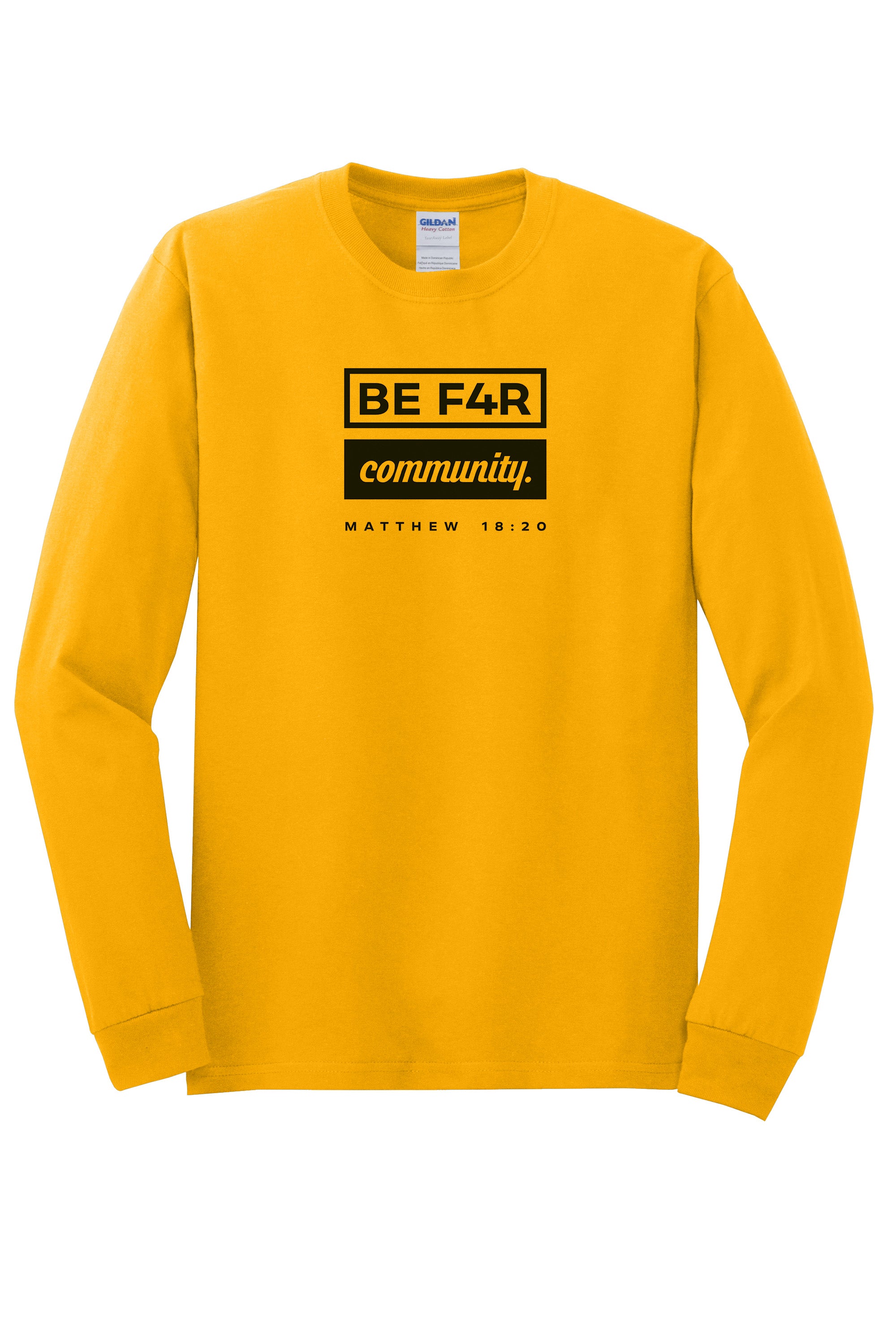 BE F4R Community 2 Durable Unisex Long Sleeve