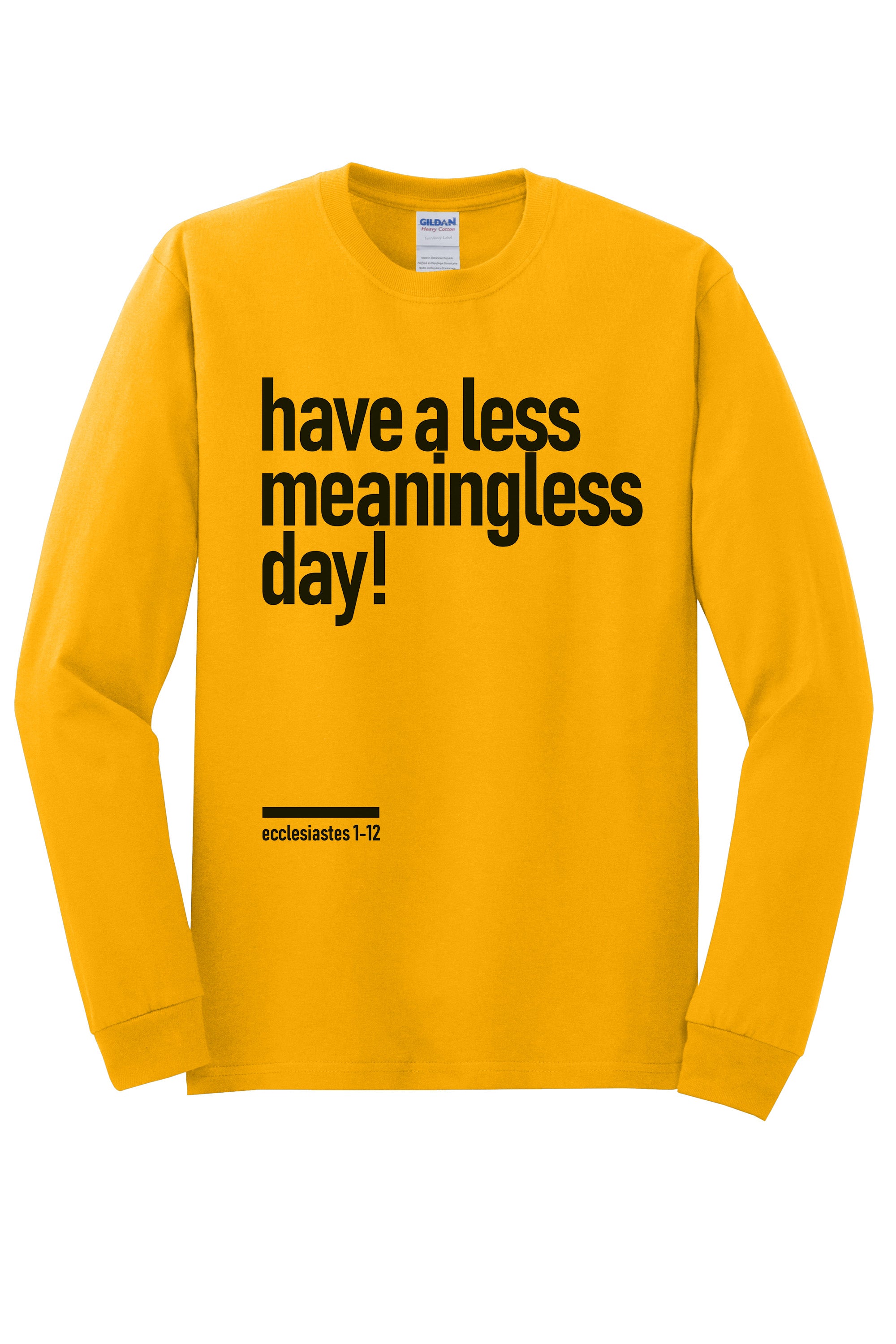 Meaningless 2 Unisex Soft Long Sleeve