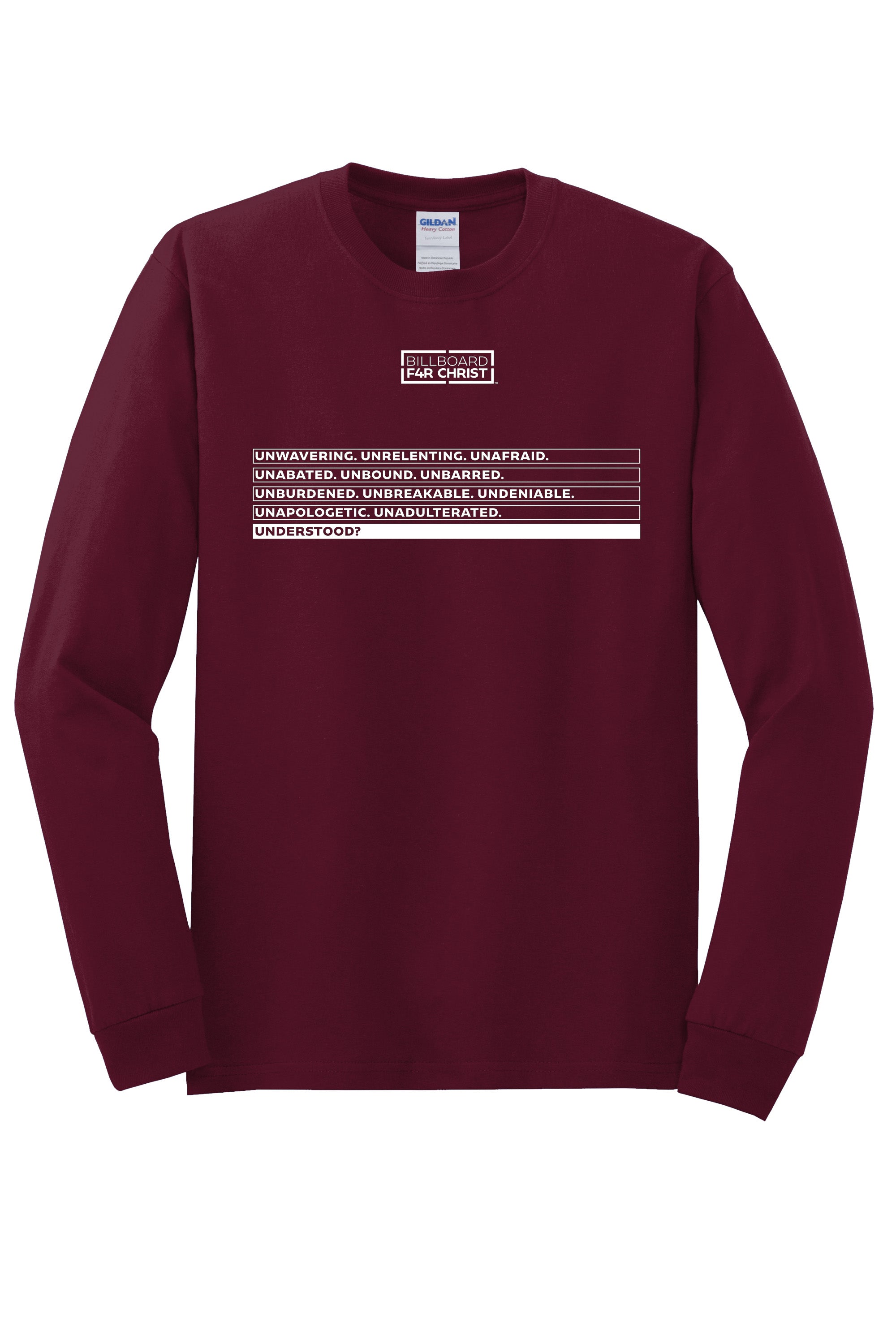 Understood 1 Unisex Durable Long Sleeve